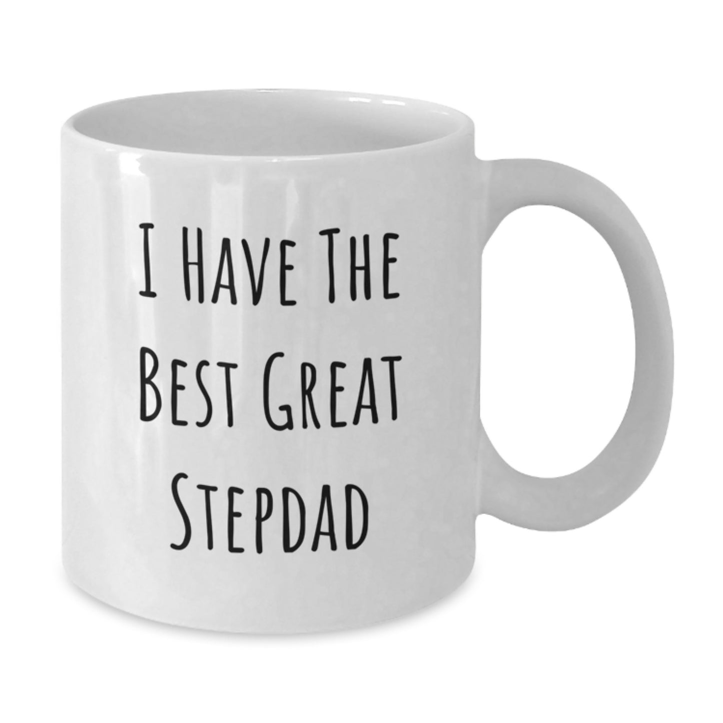 Funny Stepdad Gifts from Family Unique Birthday Ideas White Coffee Mug I Have The Best Great Stepdad - Additional