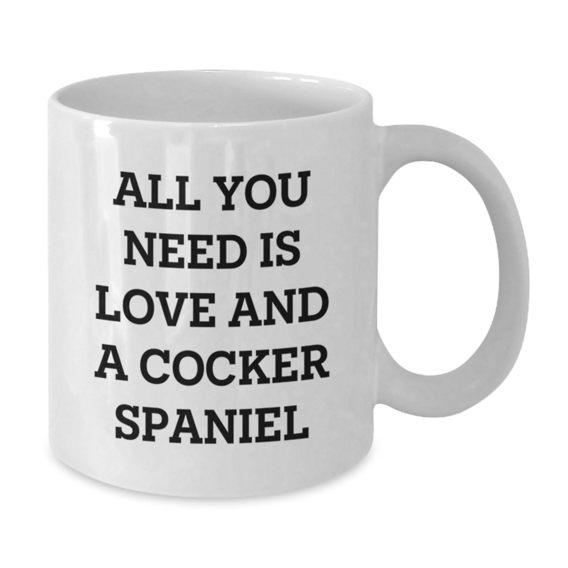 Cocker Spaniel Dog Lovers Unique Funny White Coffee Mugs Gifts from Family for Christmas - Additional