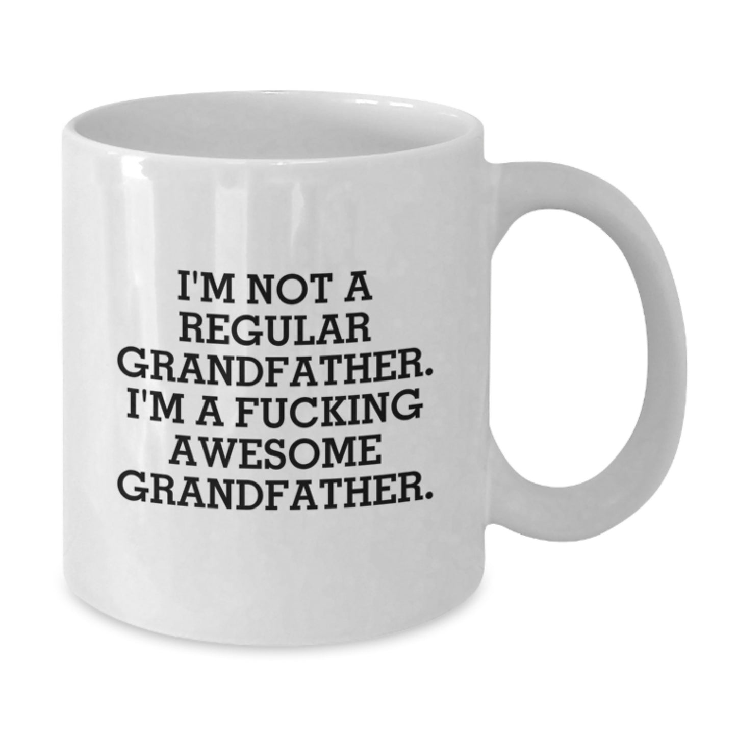 Funny Grandfather Gifts from Men, White Coffee Mug, Perfect for Awesome Grandfather, Unique Christmas Unique Gifts, Grandfather's Special Day - Additional