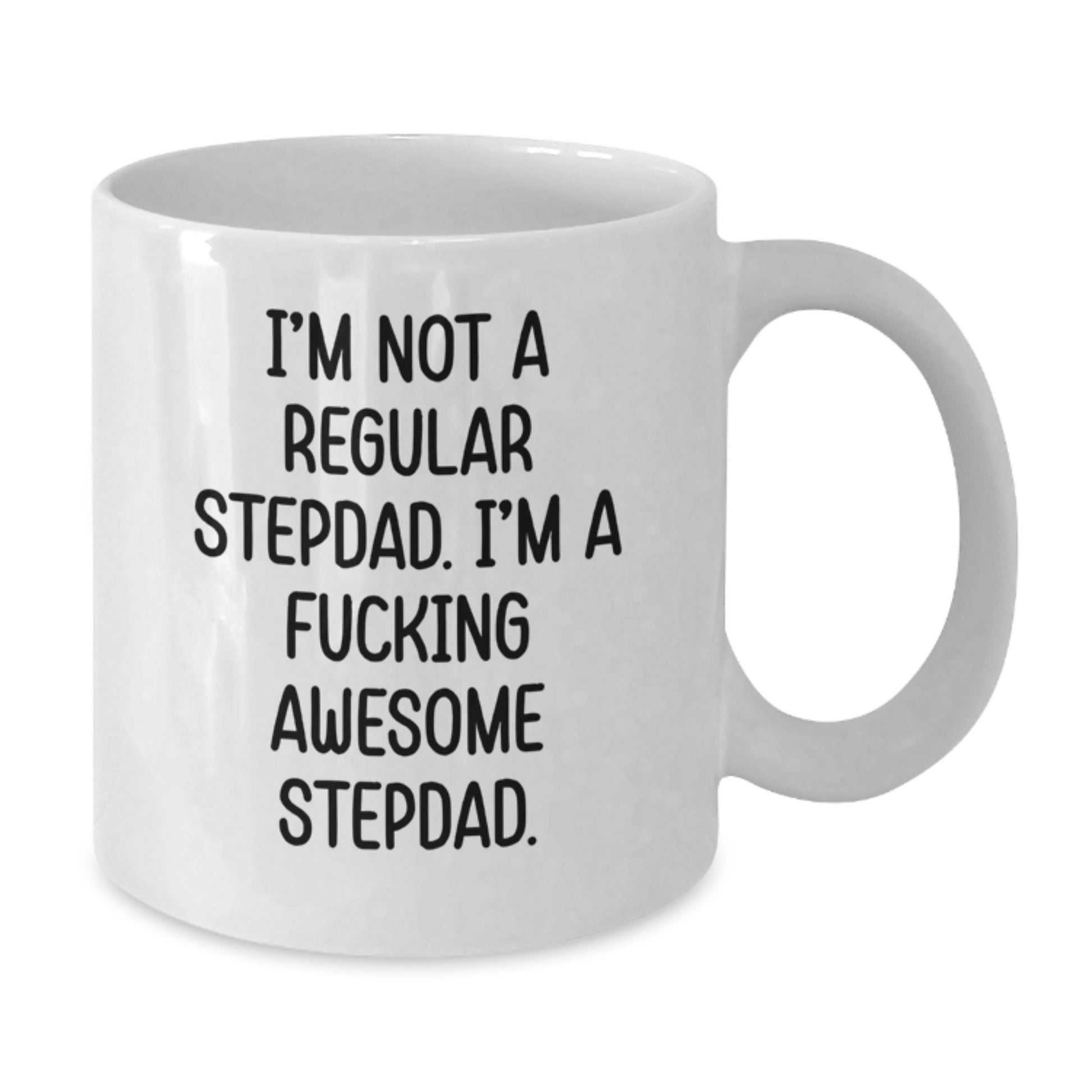 Funny Stepdad Gifts from Men to Stepdad, Unique White Coffee Mugs for Stepdad, Christmas Unique Gifts for Awesome Stepdads - Additional