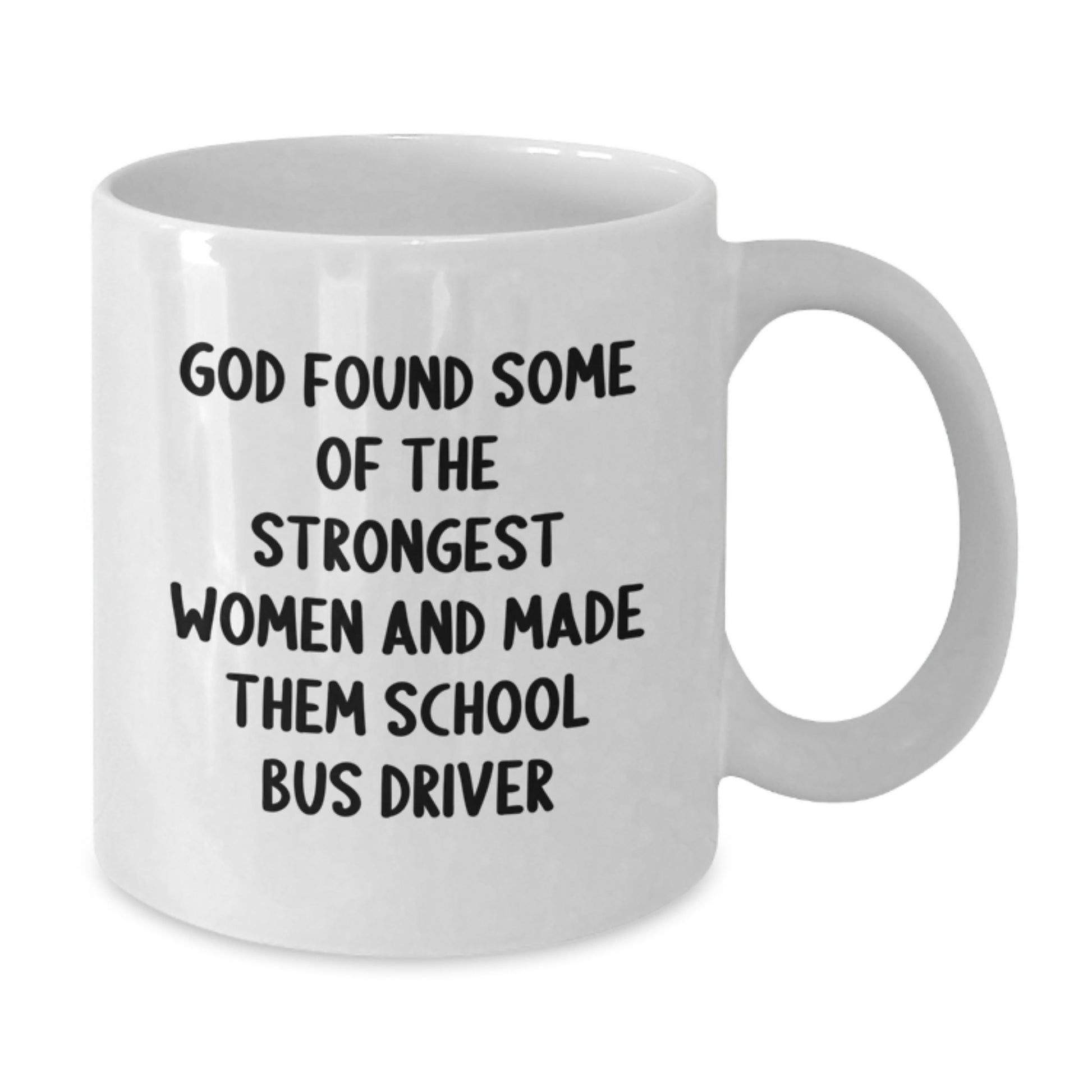 Funny School Bus Driver Gifts for Women, Birthday Unique Gifts from Friends, White Coffee Mug with Inspirational Quote - Additional