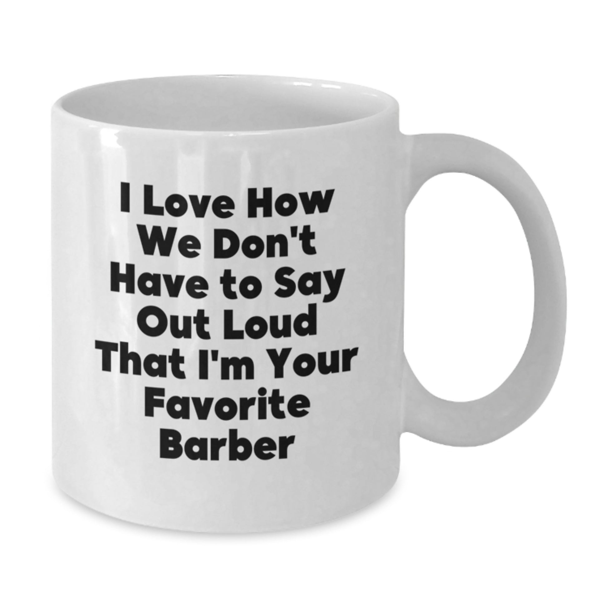 Funny Barber Gifts for Men, Unique Birthday Unique Gifts from Friends to Favorite Barber, White Coffee Mug - Additional