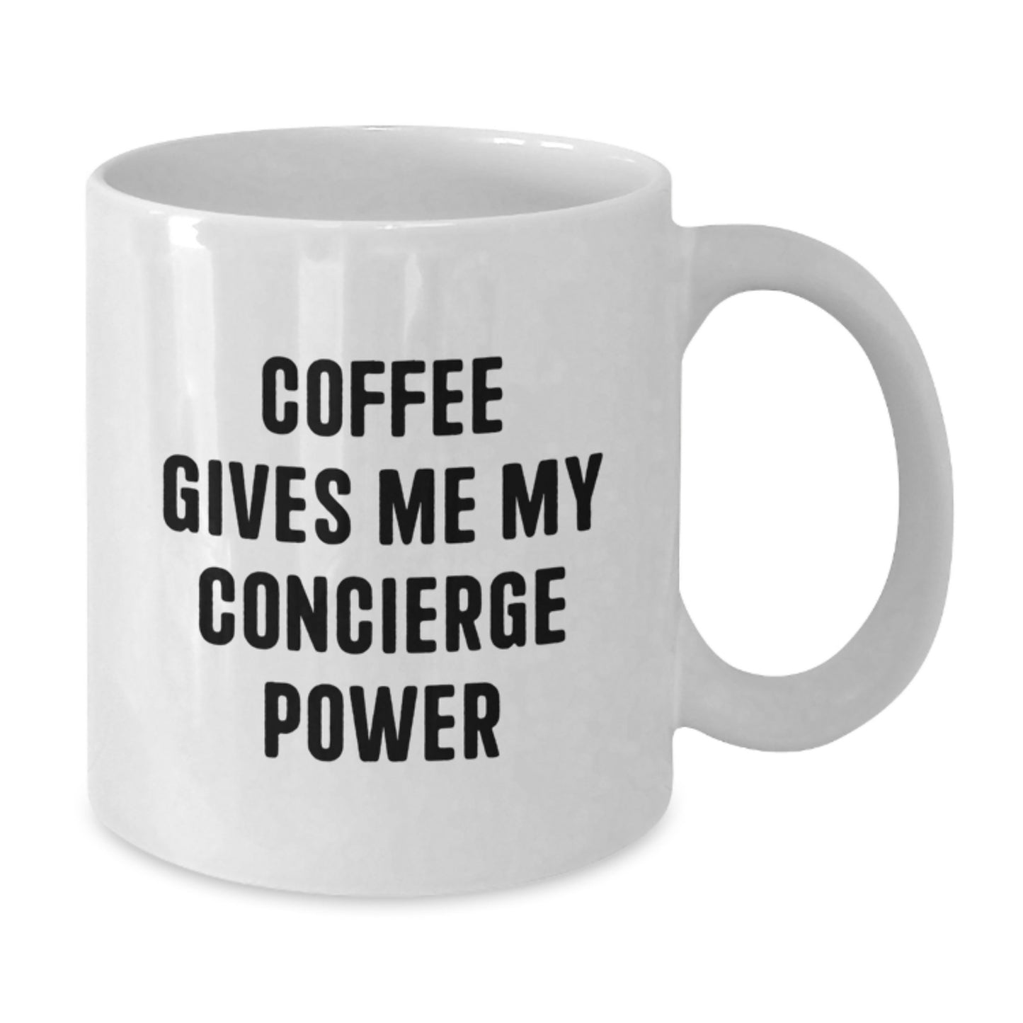 Funny Concierge White Coffee Mug Gifts from Men to Family or Friends with Christmas Unique Gifts Idea - Additional