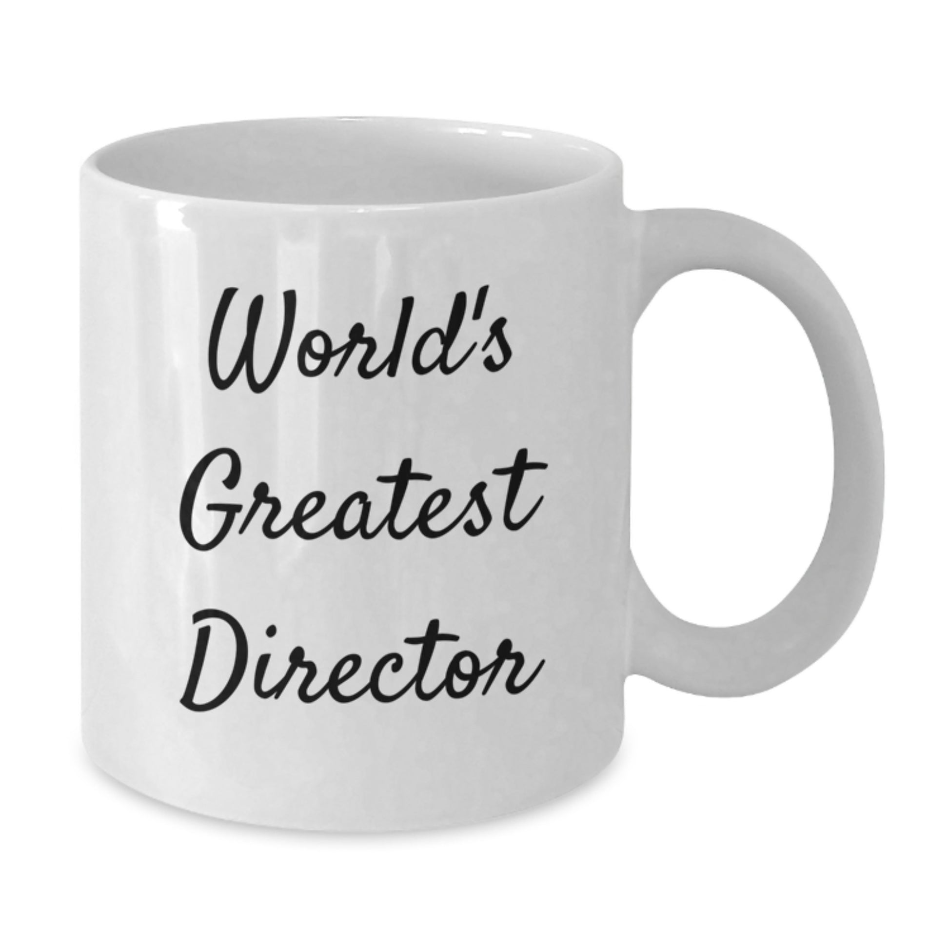 Funny Quotes Gifts from Men to World's Greatest Director on Mother's Day Unique White Coffee Mugs - Additional