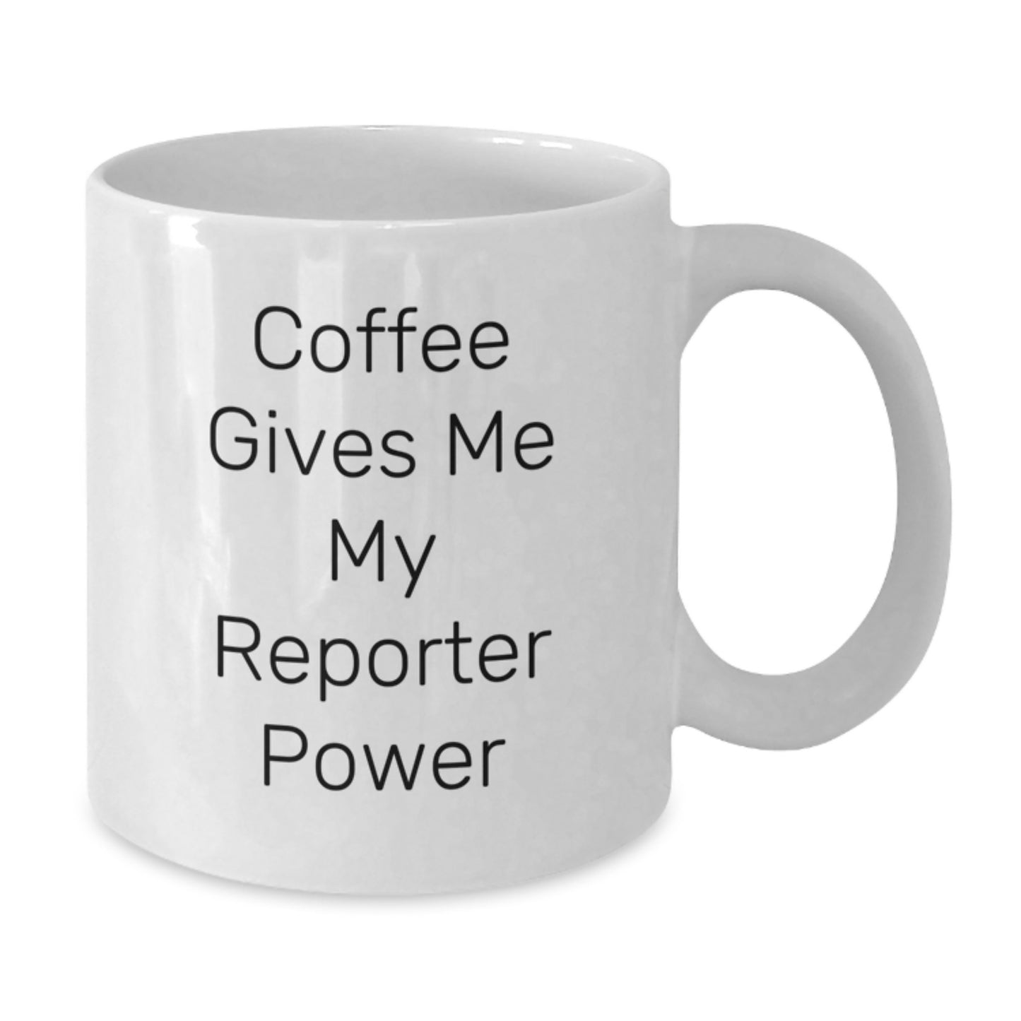 Funny Reporter White Coffee Mug Gifts from Family for Christmas - Additional