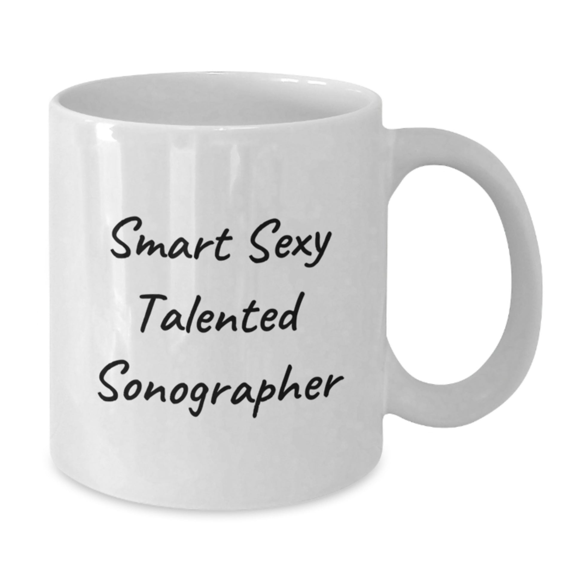Sonographer Graduation White Coffee Mugs with Funny Quote for Unique Gifts from Coworkers, Friends, or Family - Additional