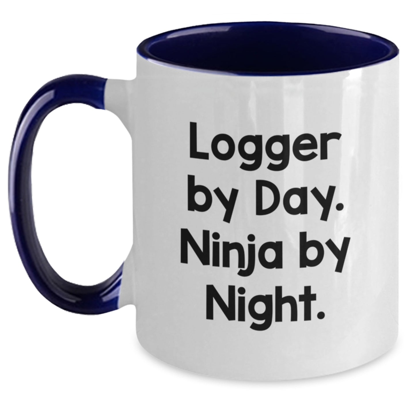 Funny Logger Gifts from Friends Two Tone Coffee Mugs Birthday Unique Ideas - Main