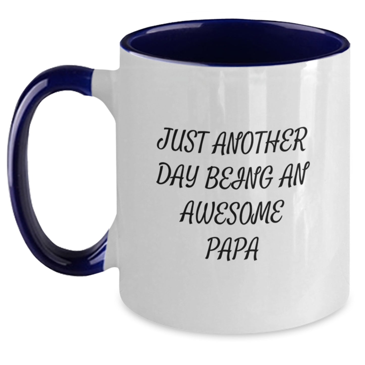 Funny Papa Gifts from Men to Papa Two Tone Coffee Mugs for Papa Graduation Unique Gifts - Main