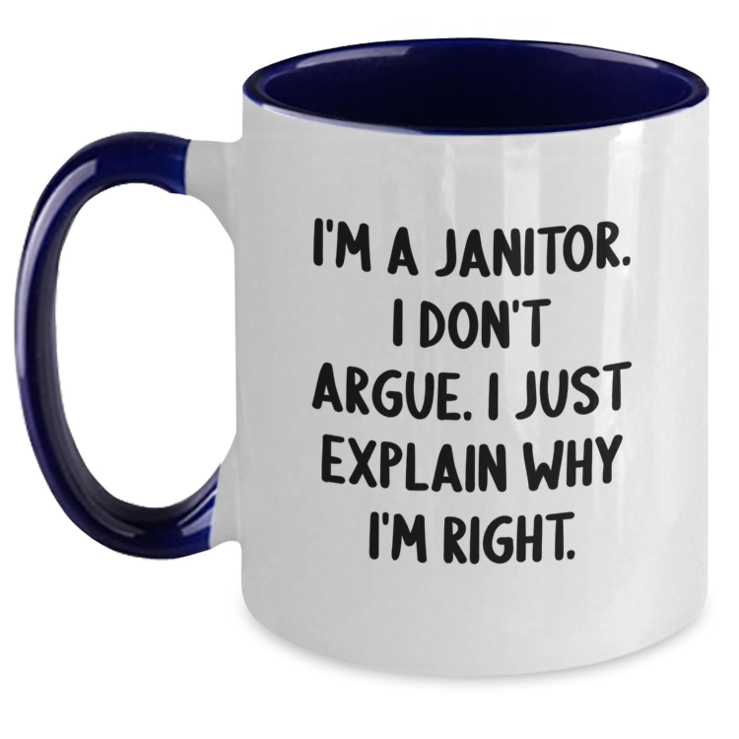 Funny Janitor Gifts for Men, Women, or Friends on Graduation Unique Gifts from Family, Coworkers, or Janitor - Main