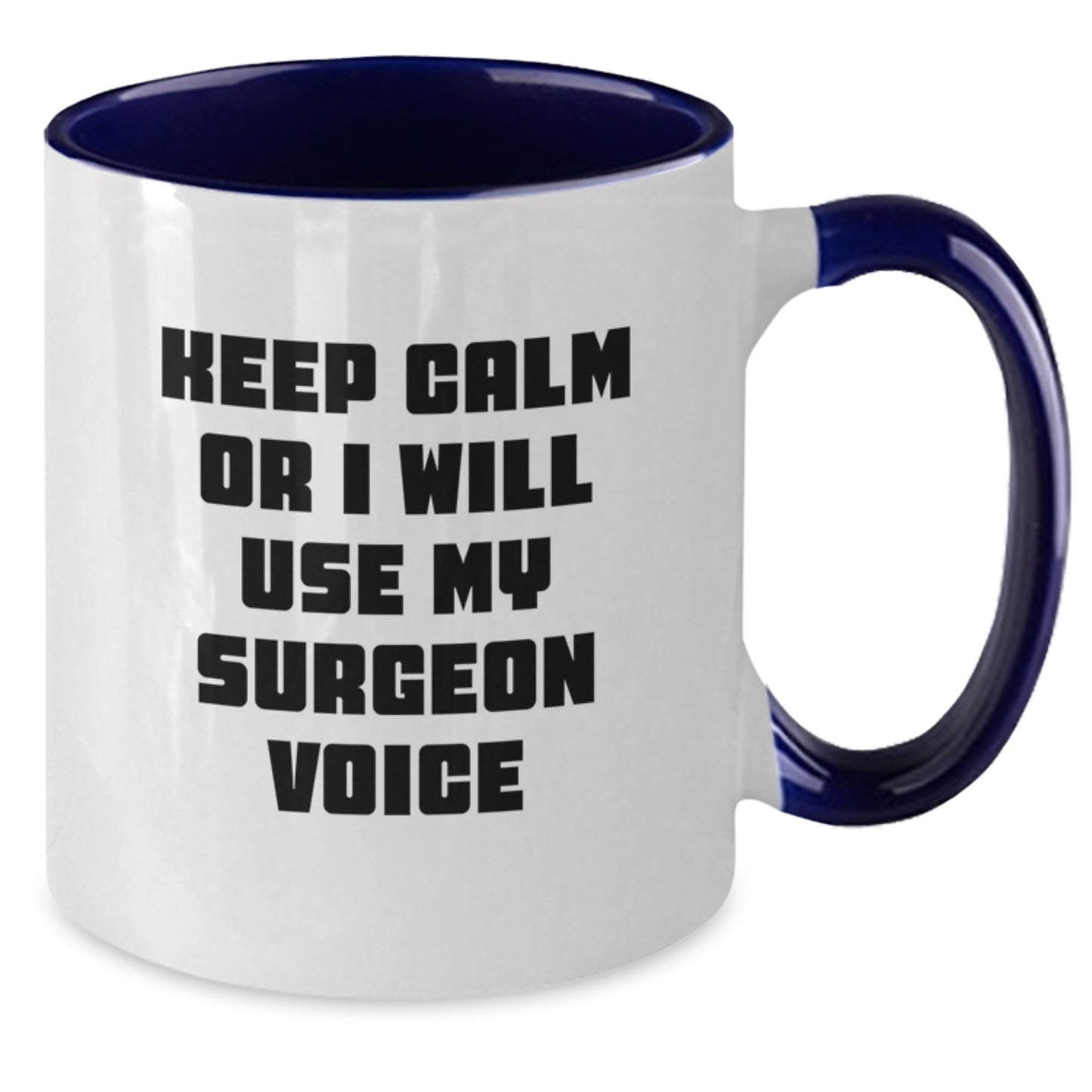 Funny Surgeon Gifts for Men from Family on Father's Day Unique Two Tone Coffee Mug - Additional
