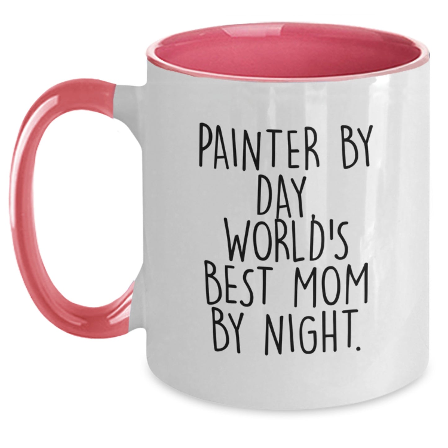 Funny Painter Gifts from Mom, Painter Quote Two Tone Coffee Mug for Painter, Perfect Christmas Unique Gifts - Main