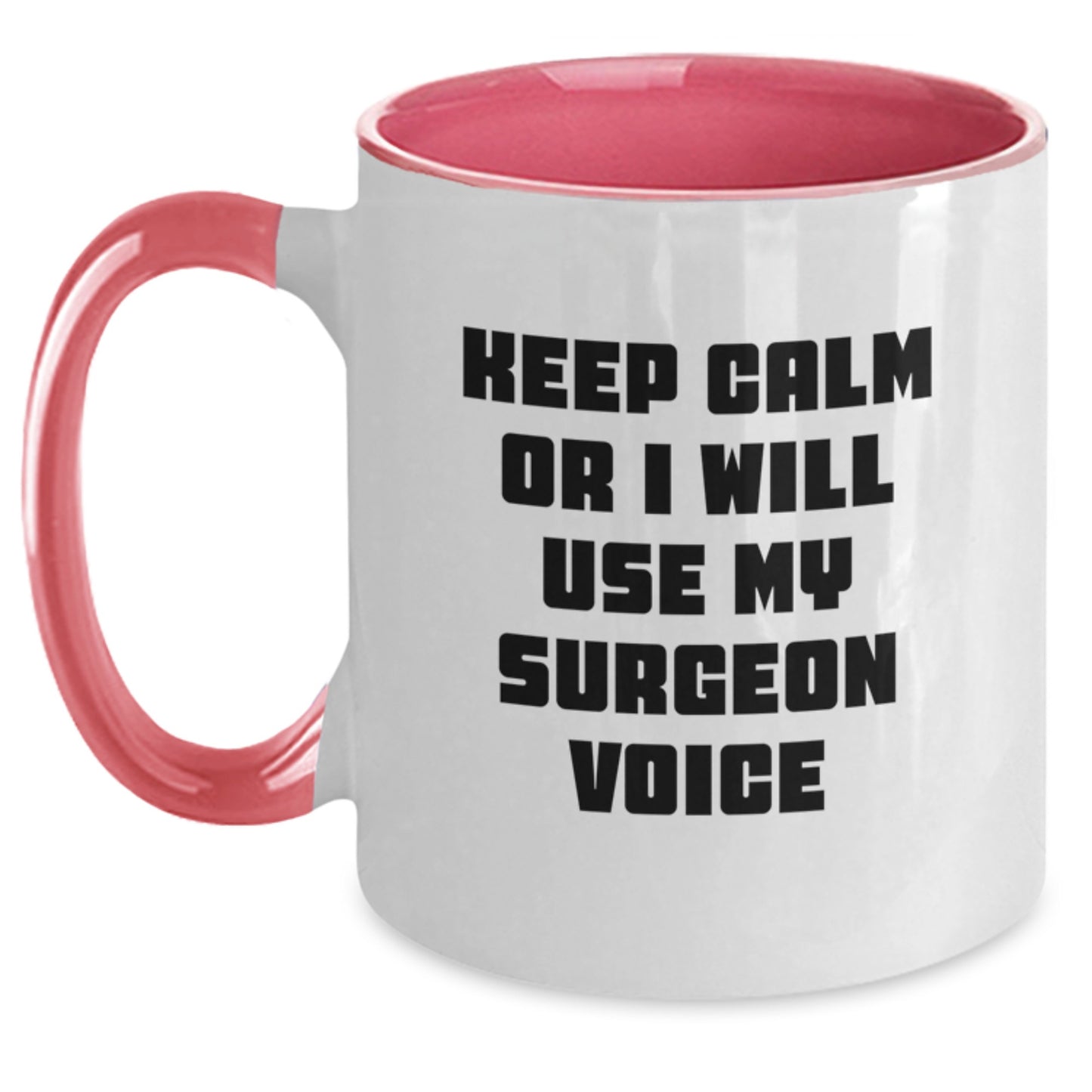 Funny Surgeon Gifts for Men from Family on Father's Day Unique Two Tone Coffee Mug - Main
