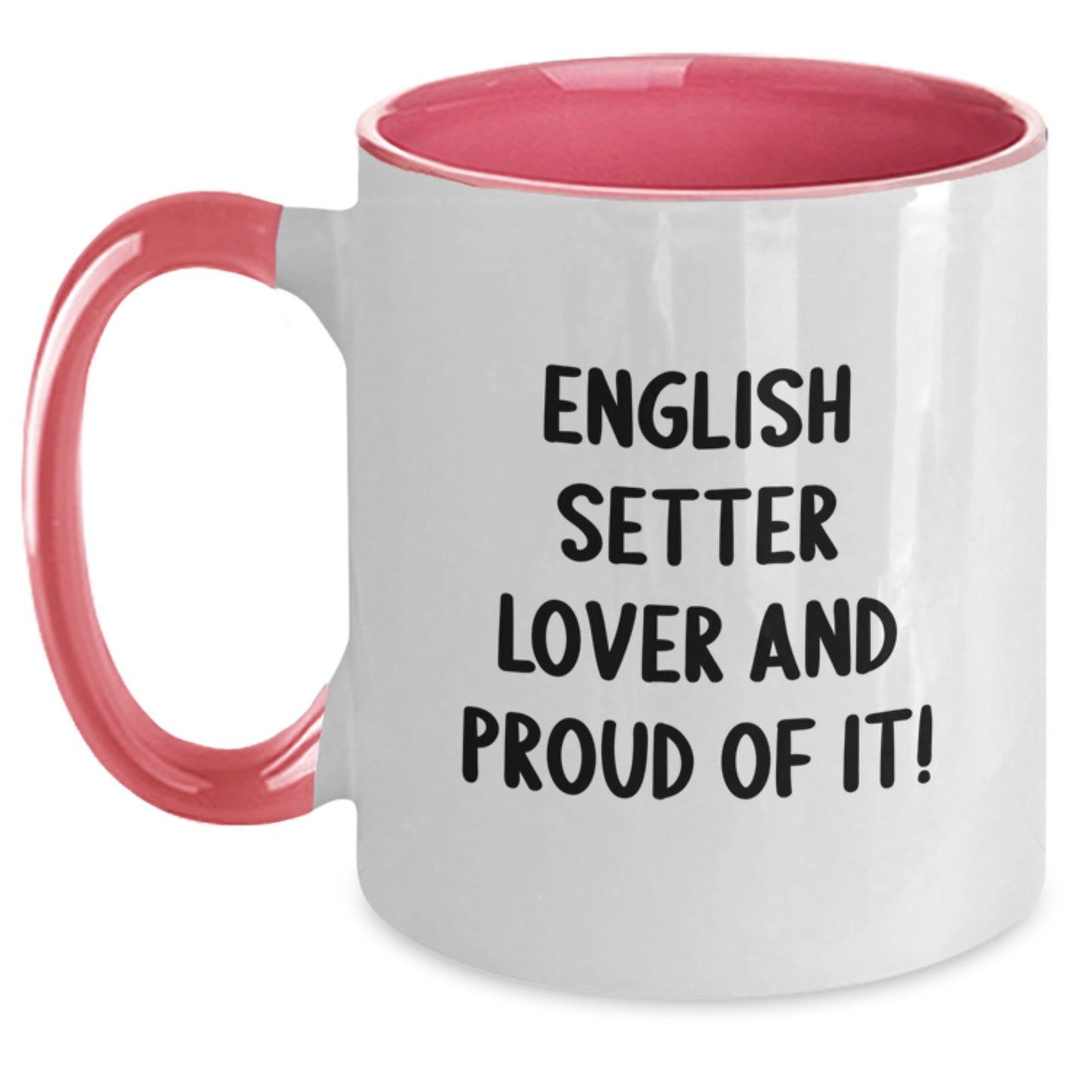 English Setter Dog Lovers Funny Gifts from Friends for Birthday, Two Tone Coffee Mug for English Setter Dog Enthusiasts, Proud Owners, and Breed Lovers - Main
