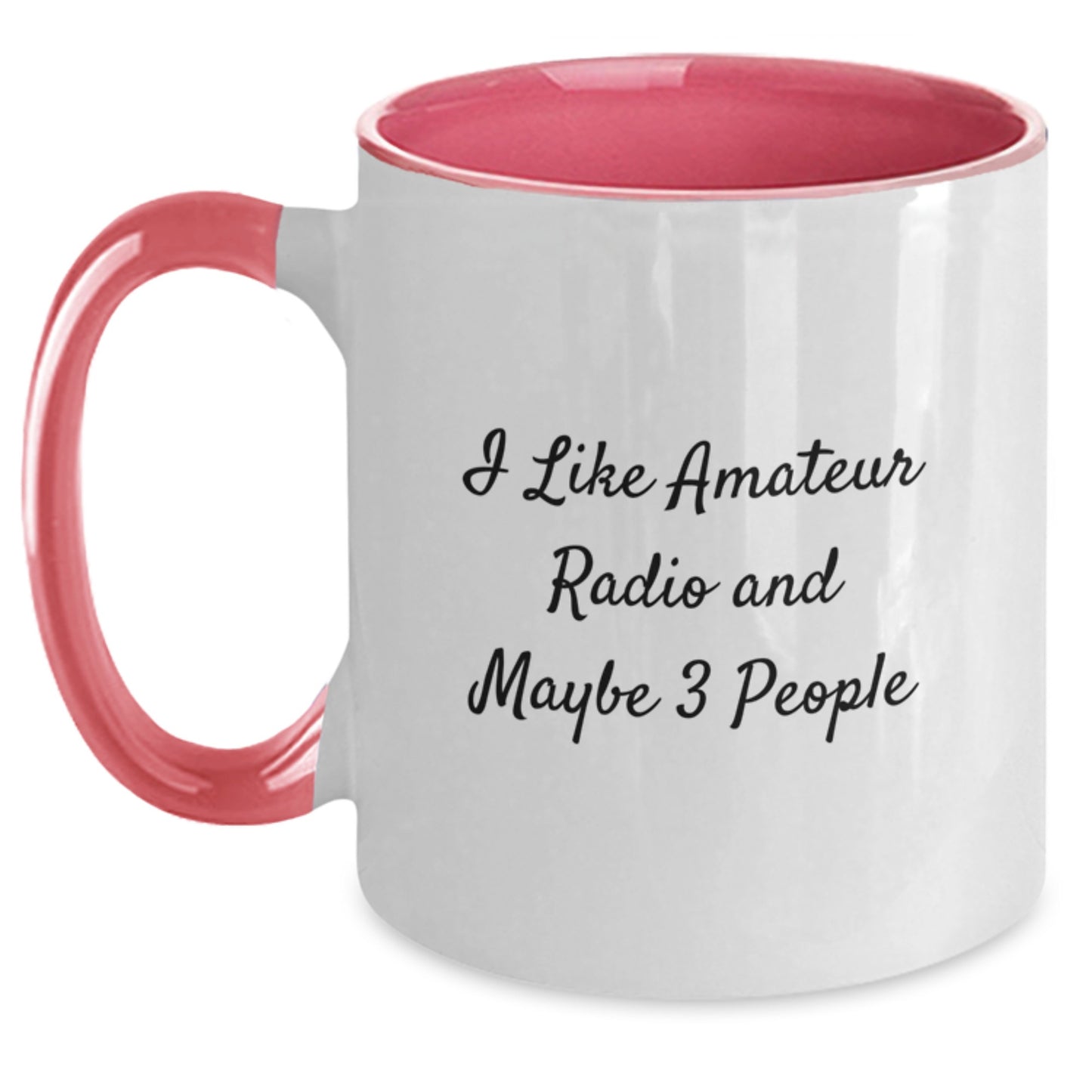 Amateur Radio Enthusiast Graduation Unique Gifts from Friends, Funny Two Tone Coffee Mug for Amateur Radio Men - Main