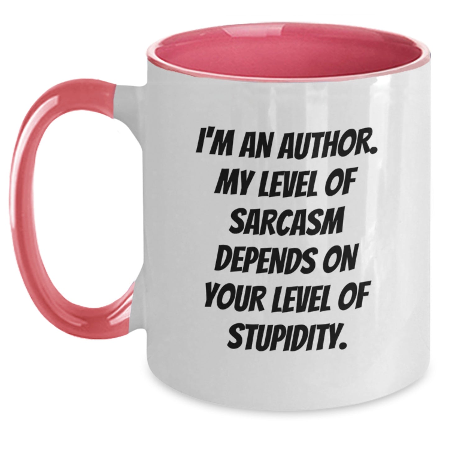 Funny Author Quotes Two Tone Coffee Mug, Gifts from Friends, Perfect Graduation Unique Gifts for Author Men Women - Main