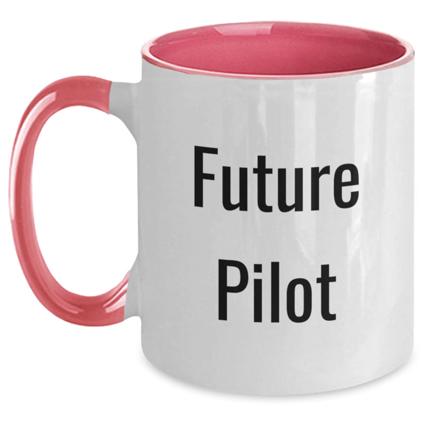 Funny Pilot Gifts from Friends for Men, Christmas Unique Pilot Coffee Mugs, Two Tone Ceramic Mug with Inspirational Quote - Main