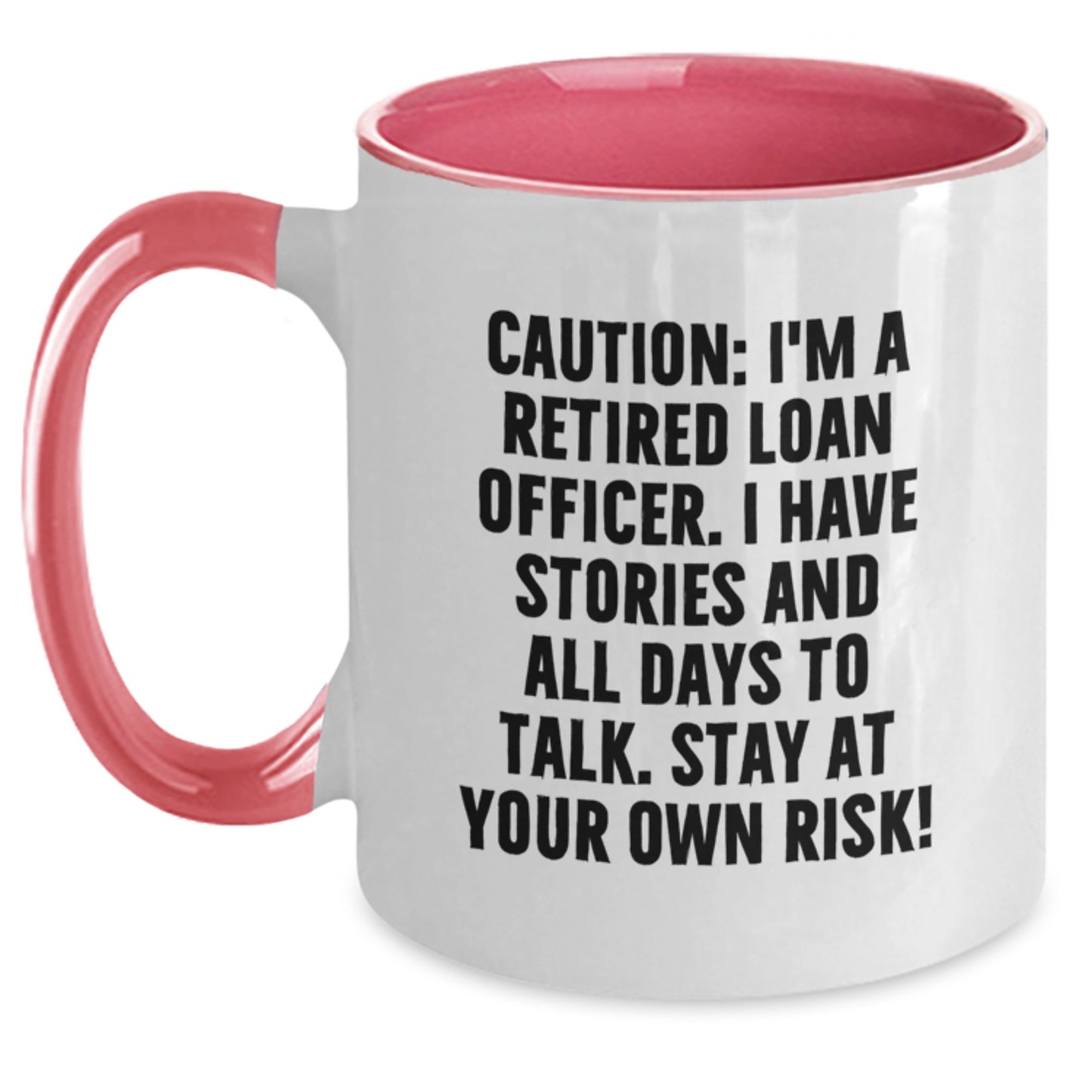 Funny Loan Officer Gifts from Friends, Two Tone Coffee Mugs for Loan Officer, Birthday Unique Gifts for Men - Main