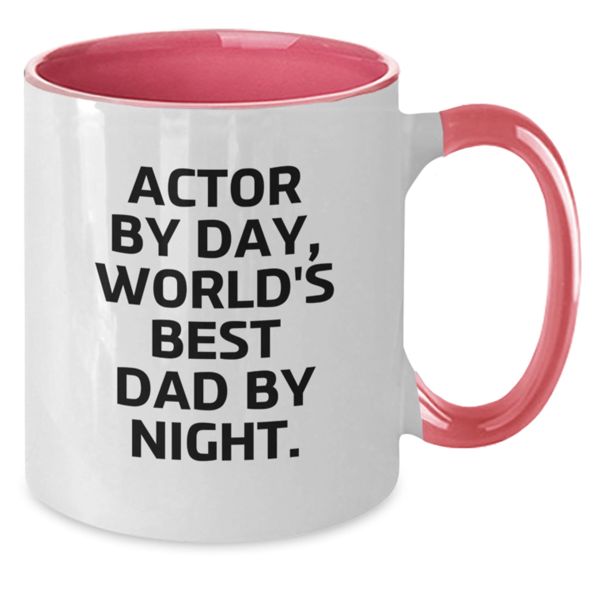 Funny Actor Gifts from Dad for Actor, Unique Christmas Unique Gifts for Actor, Actor Two Tone Coffee Mug - Additional