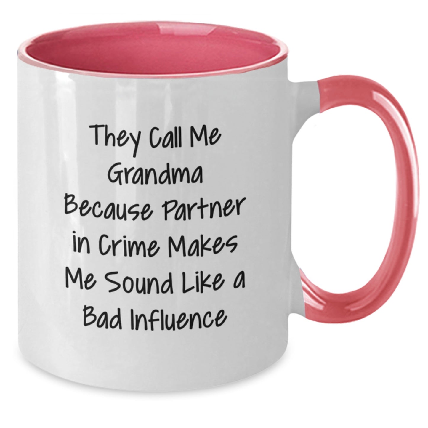Funny Grandma Gifts from Men to Women Friends Family - They Call Me Grandma, Two Tone Christmas Mugs - Additional