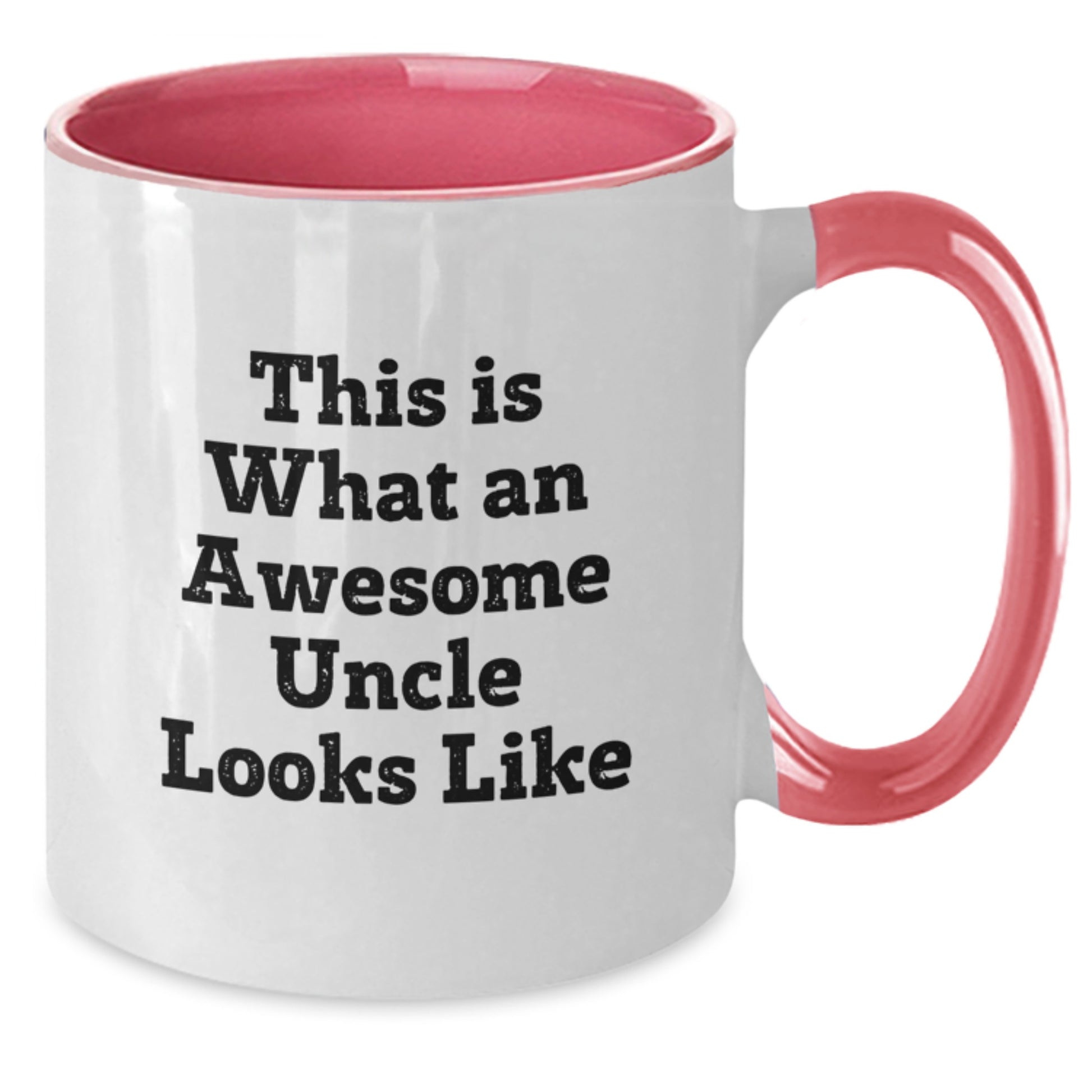 Uncle's Awesome Graduation Gift, Funny Quote Two Tone Coffee Mug, Gifts from Men, Family, and Friends, 11oz Microwave and Dishwasher Safe - Additional