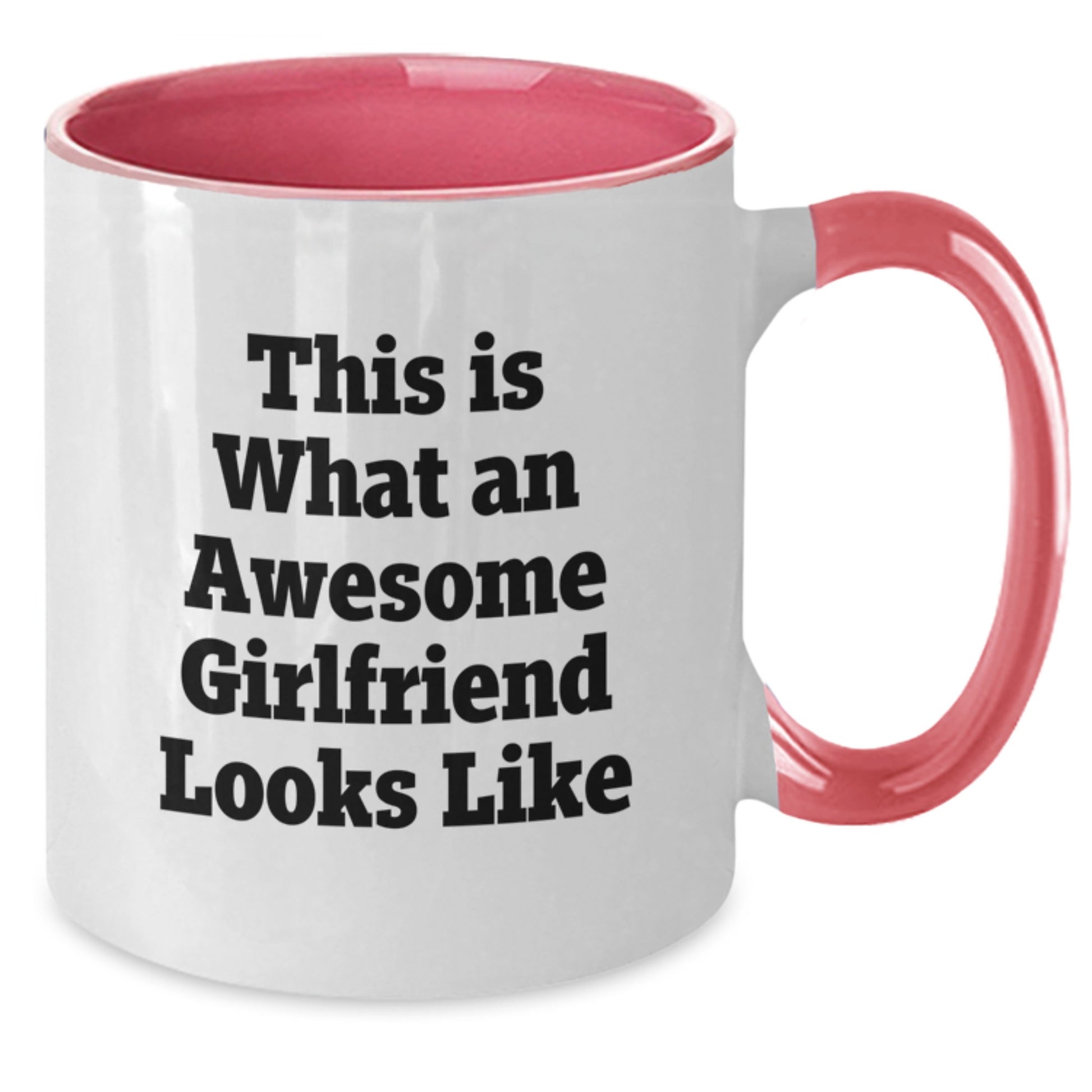 Funny Gifts for Sweetheart, Inspirational Two Tone Coffee Mug - 'This Is What An Awesome Sweetheart Looks Like', Gifts from Men to Sweetheart, for Women, Graduation Unique Gifts - Additional