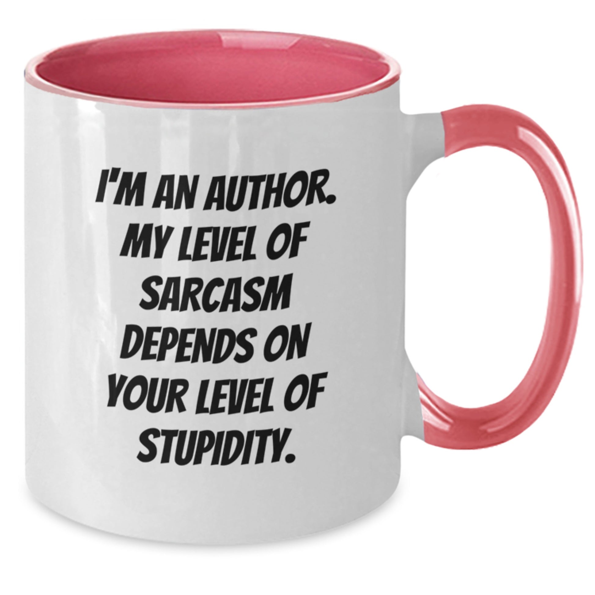 Funny Author Quotes Two Tone Coffee Mug, Gifts from Friends, Perfect Graduation Unique Gifts for Author Men Women - Additional