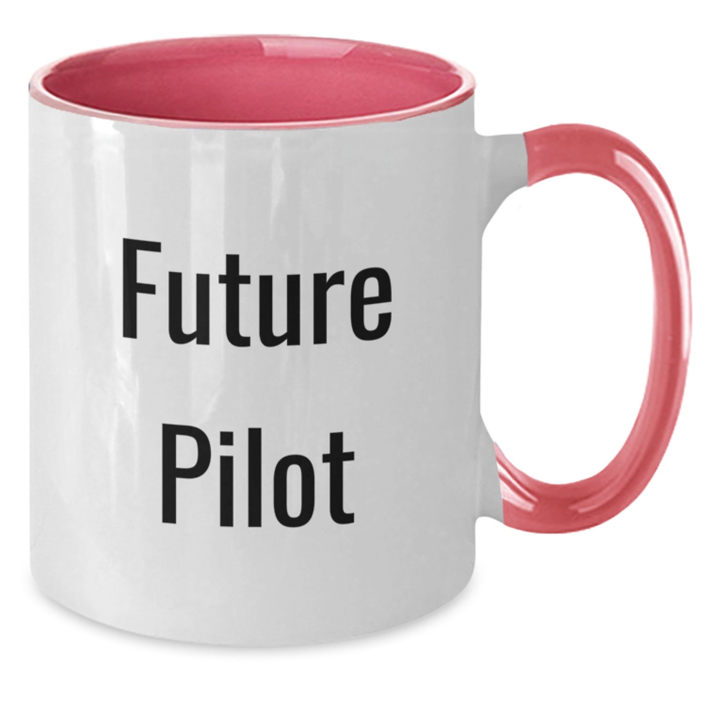 Funny Pilot Gifts from Friends for Men, Christmas Unique Pilot Coffee Mugs, Two Tone Ceramic Mug with Inspirational Quote - Additional