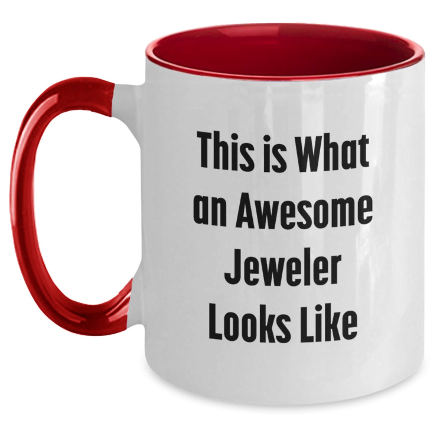 Funny Gifts from Men to Jeweler Friends this Christmas Unique Two Tone Coffee Mug - Main