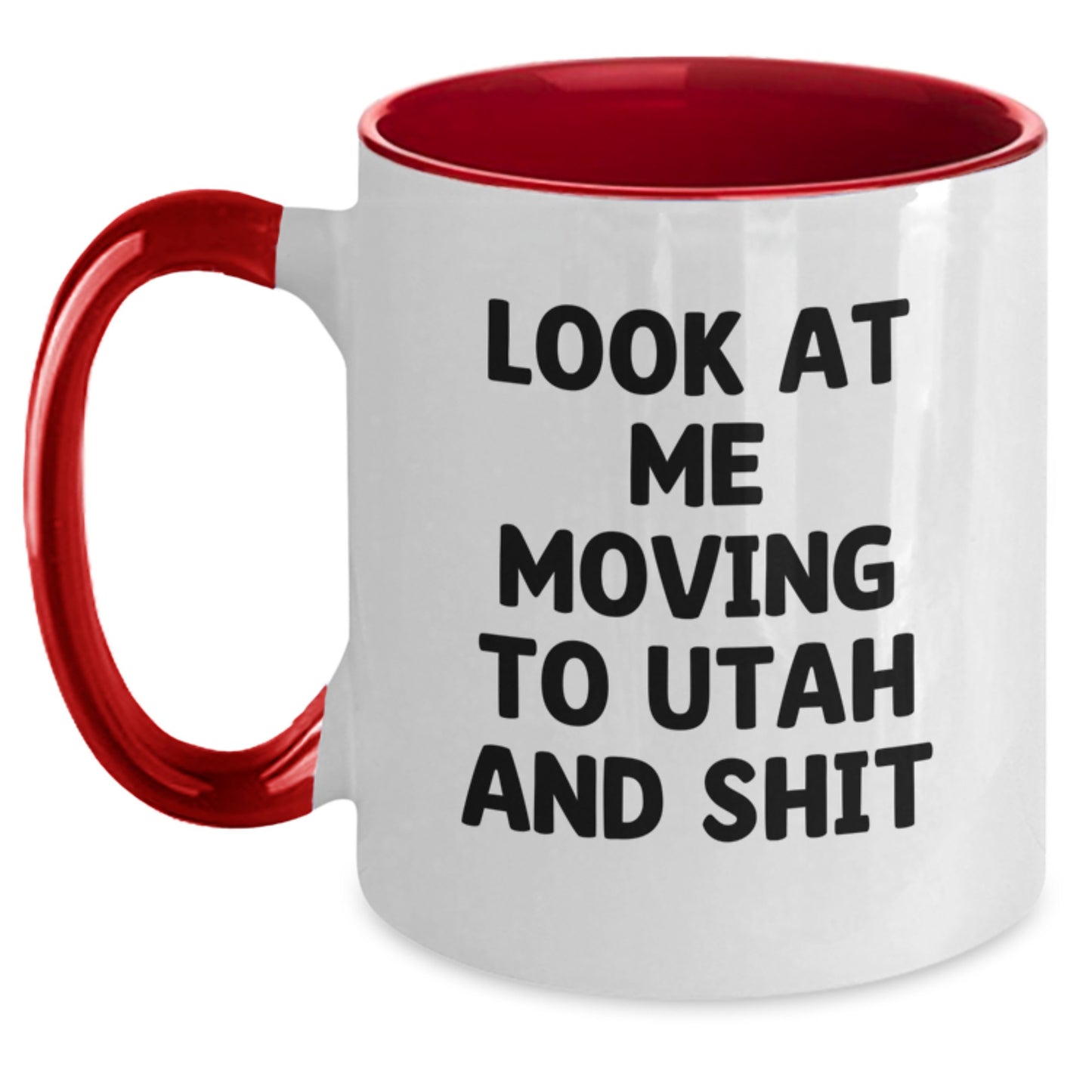 Utah Love Gifts from Friends to Family, Funny Two Tone Coffee Mugs for Men and Women on Valentine's - Main