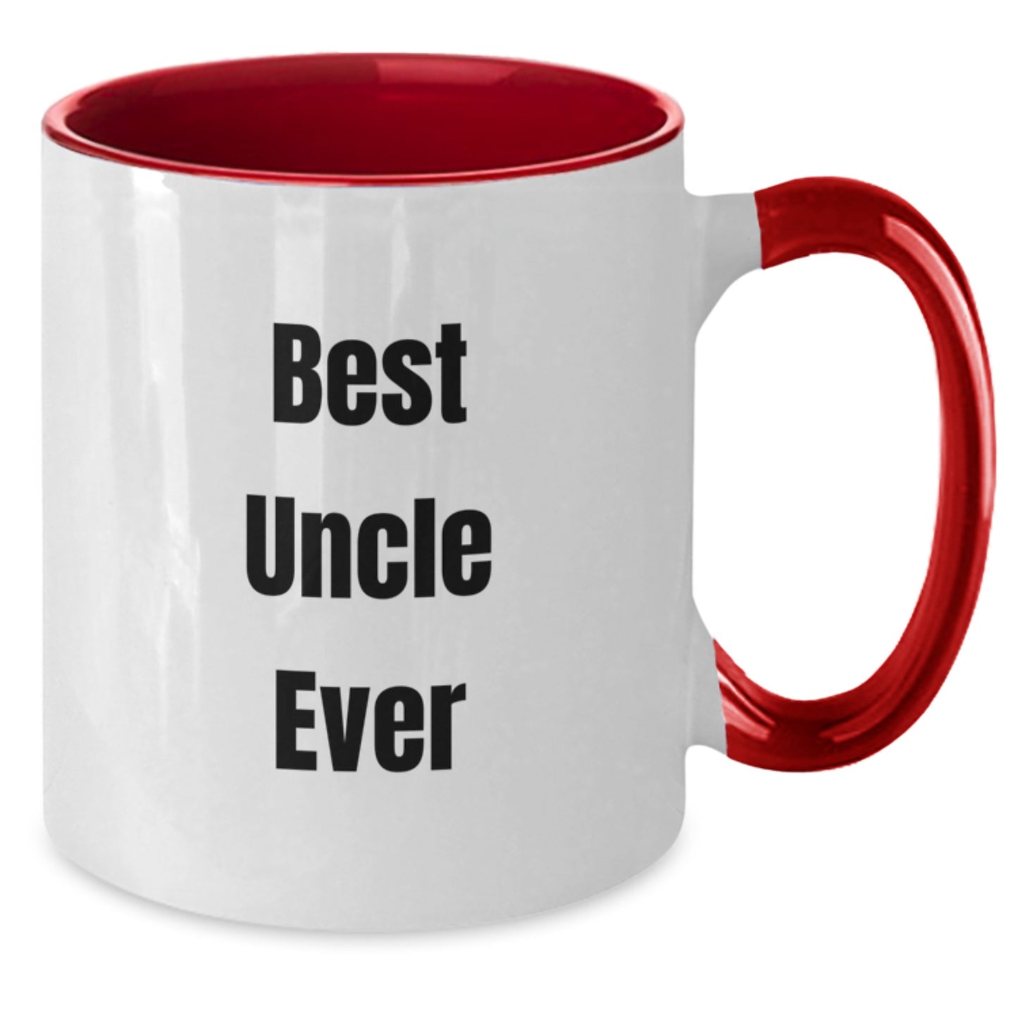 Funny Uncle Gifts Christmas Unique Mugs from Men, Gifts for Uncle, Two Tone Coffee Mug with Best Uncle Ever Quote - Additional