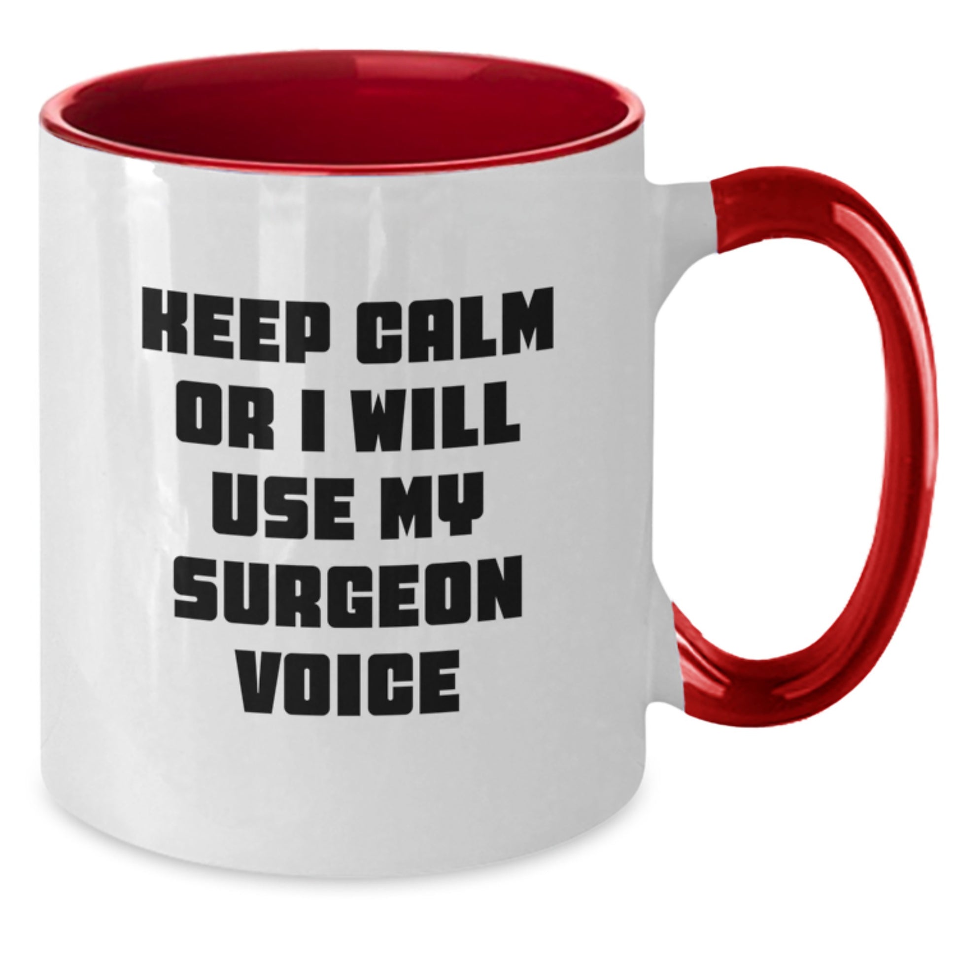 Funny Surgeon Gifts for Men from Family on Father's Day Unique Two Tone Coffee Mug - Additional