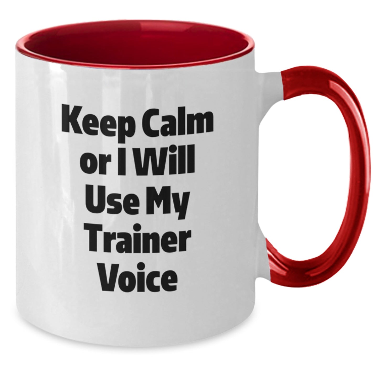 Funny Trainer Quotes Two Tone Coffee Mug Gifts from Mom Dad Friends for Trainer Men Women - Additional