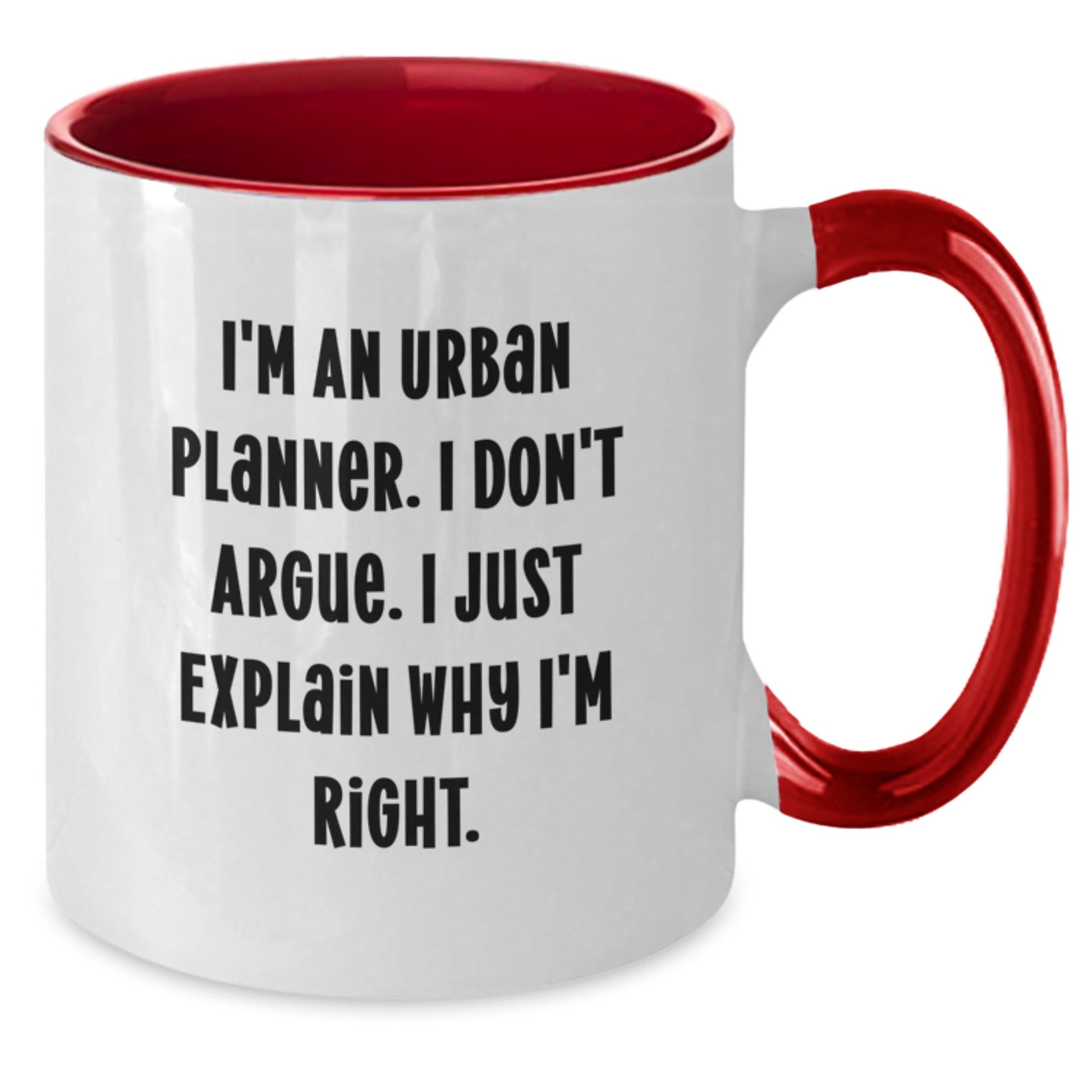 Urban Planner Gifts for Mother's Day Two Tone Coffee Mug Funny Quote - Additional