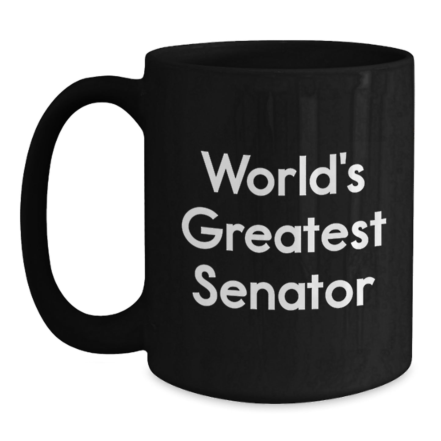 Funny Senator Gifts, Unique Black Coffee Mugs for Senator, Mother's Day Unique Gifts from Men to Senator - Main