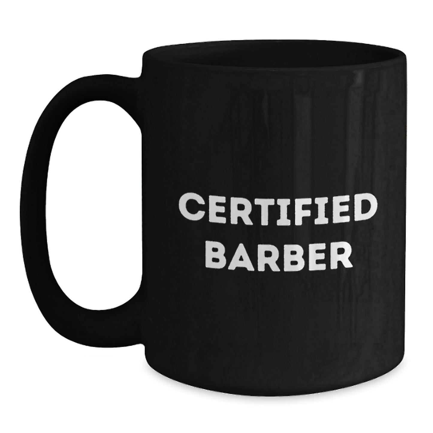 Funny Barber Gifts from Men - Unique Valentine's Unique Gifts for Barber - Black Coffee Mug - Main