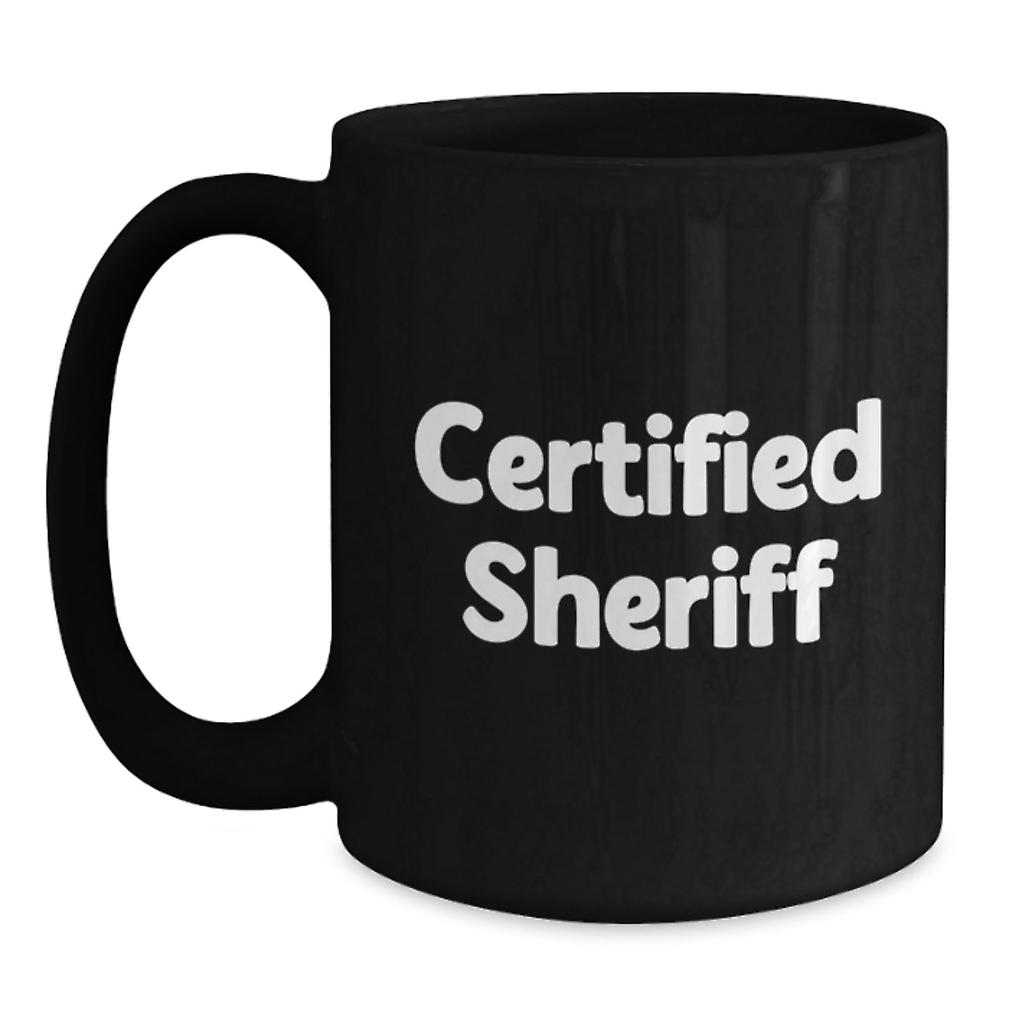 Funny Sheriff Gifts from Friends for Sheriff Men's Birthday Unique Mugs - Main