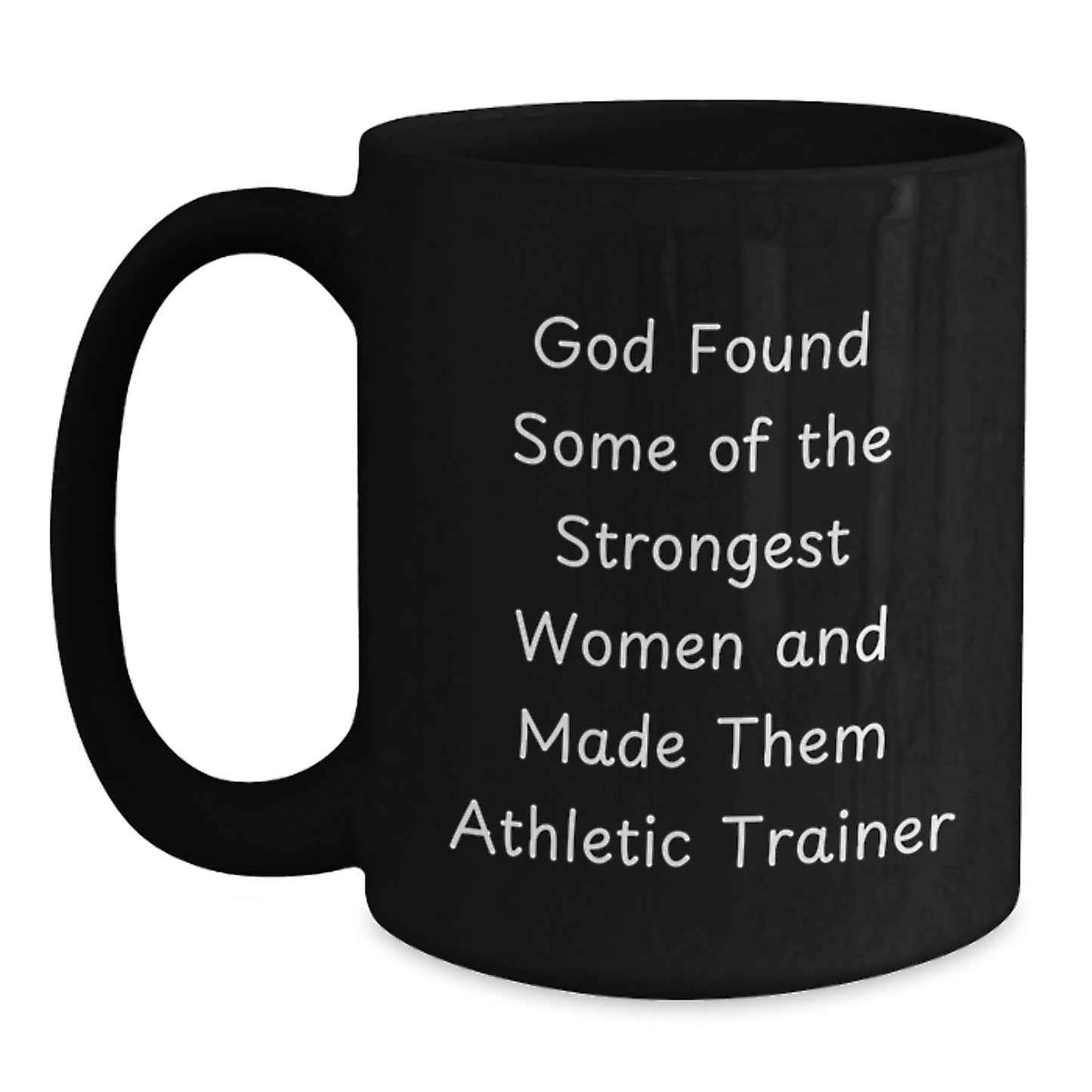 Funny Gifts from Women to Men - Inspirational Athletic Trainer Quotes on Black Coffee Mug, Christmas Unique Gifts for Friends, Family, Coworkers, and Athletic Trainers - Main