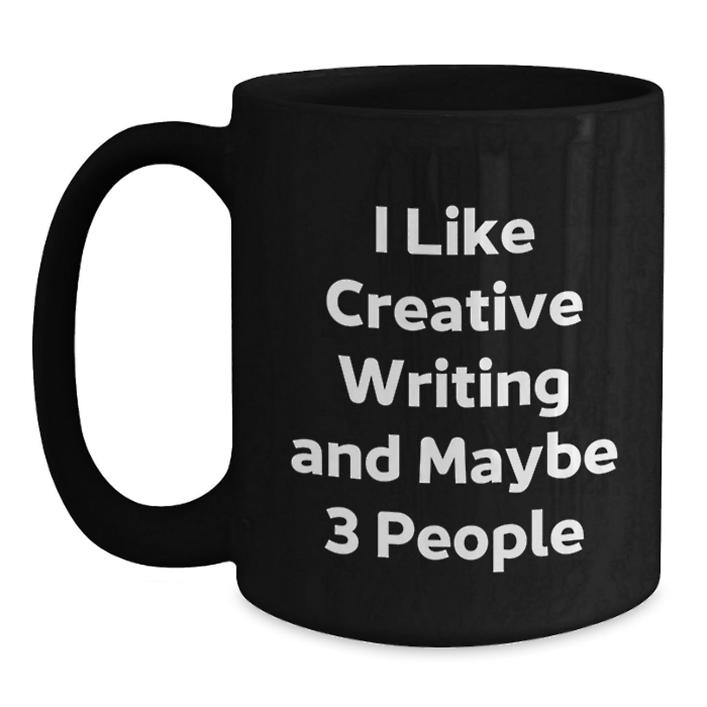 Creative Writing Inspiration Funny Quote Black Coffee Mug Gifts for Graduation from Friends - Main