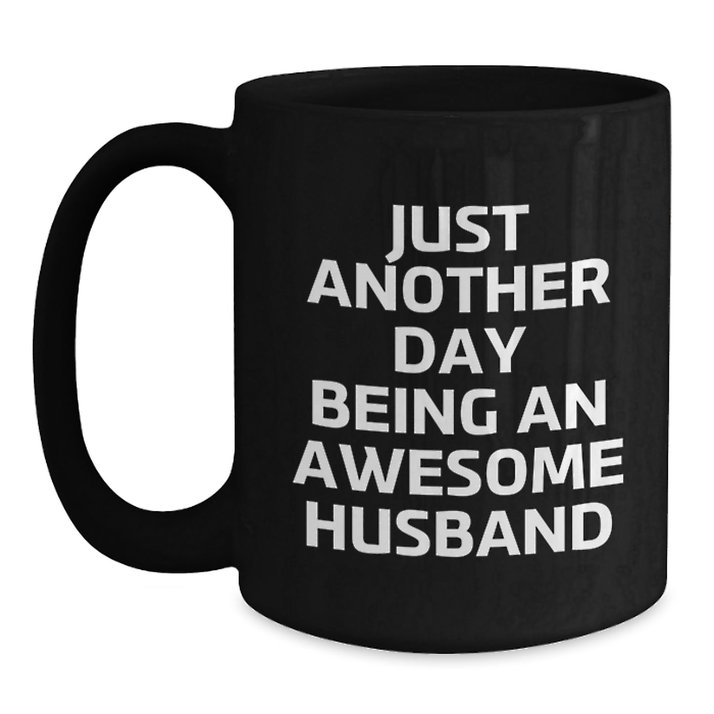 Gifts from Men for Husband, Funny Husband Black Coffee Mug, Valentine's Unique Gifts - Main