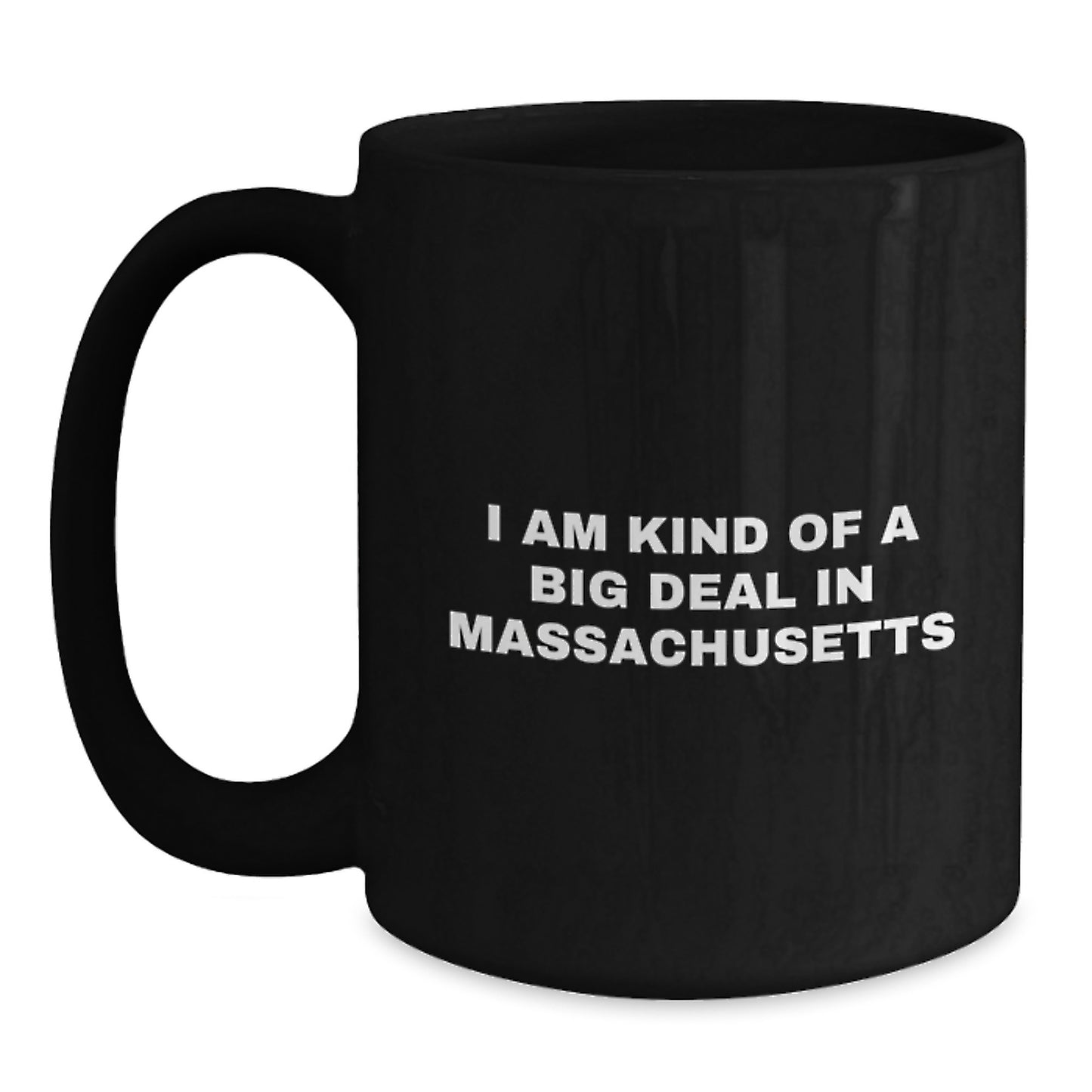 Massachusetts Gifts from Men to Women, Funny Black Coffee Mug Gifts for Massachusetts Men and Women on Mother's Day - Main