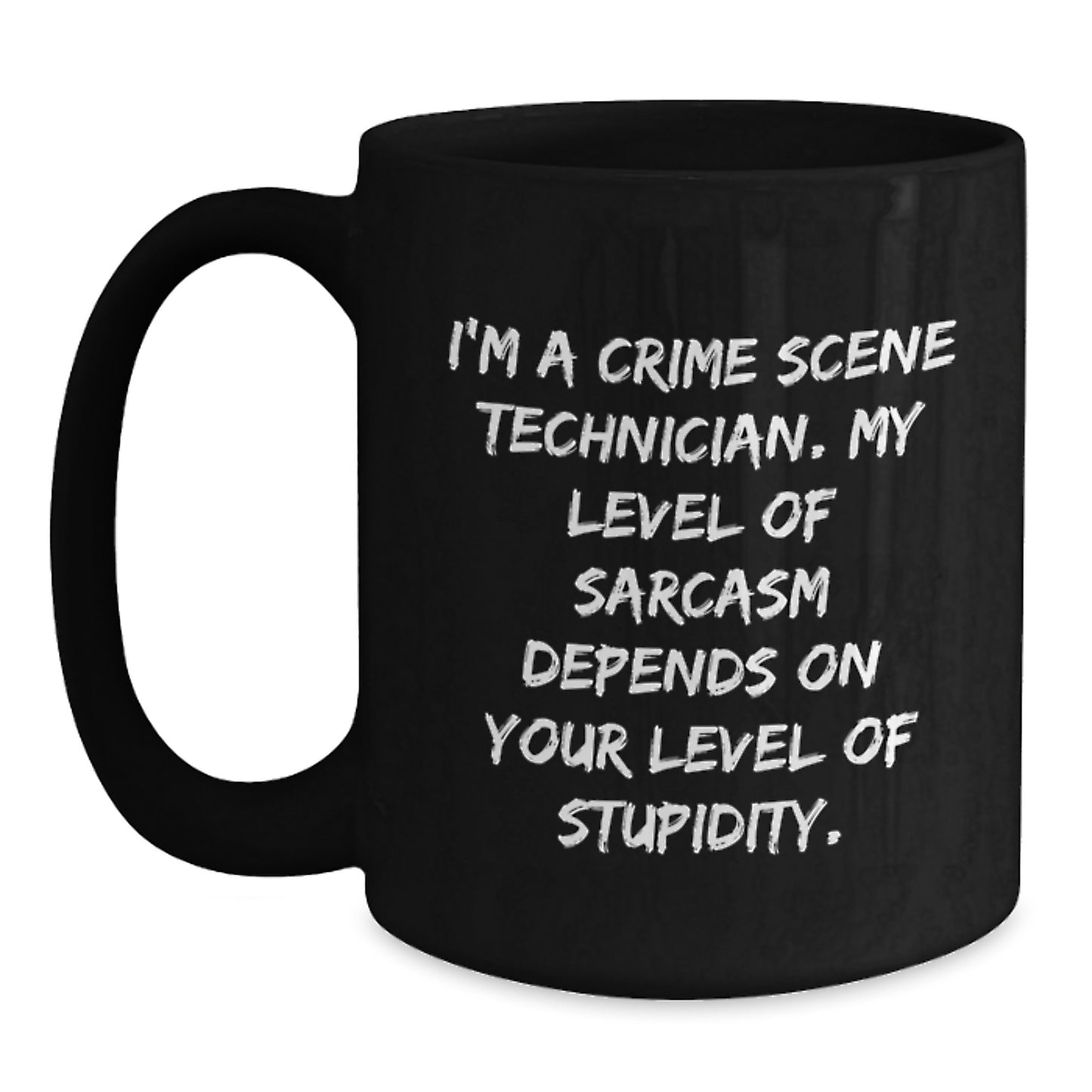 Funny Crime Scene Technician Mugs Gifts for Men Birthday Unique Coffee Lovers - Main
