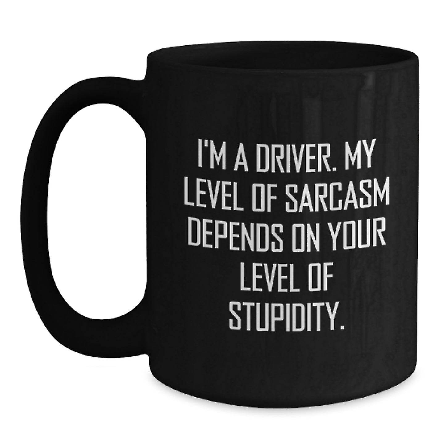 Funny Driver Gifts for Men Graduation Unique Black Coffee Mugs from Friends - Main