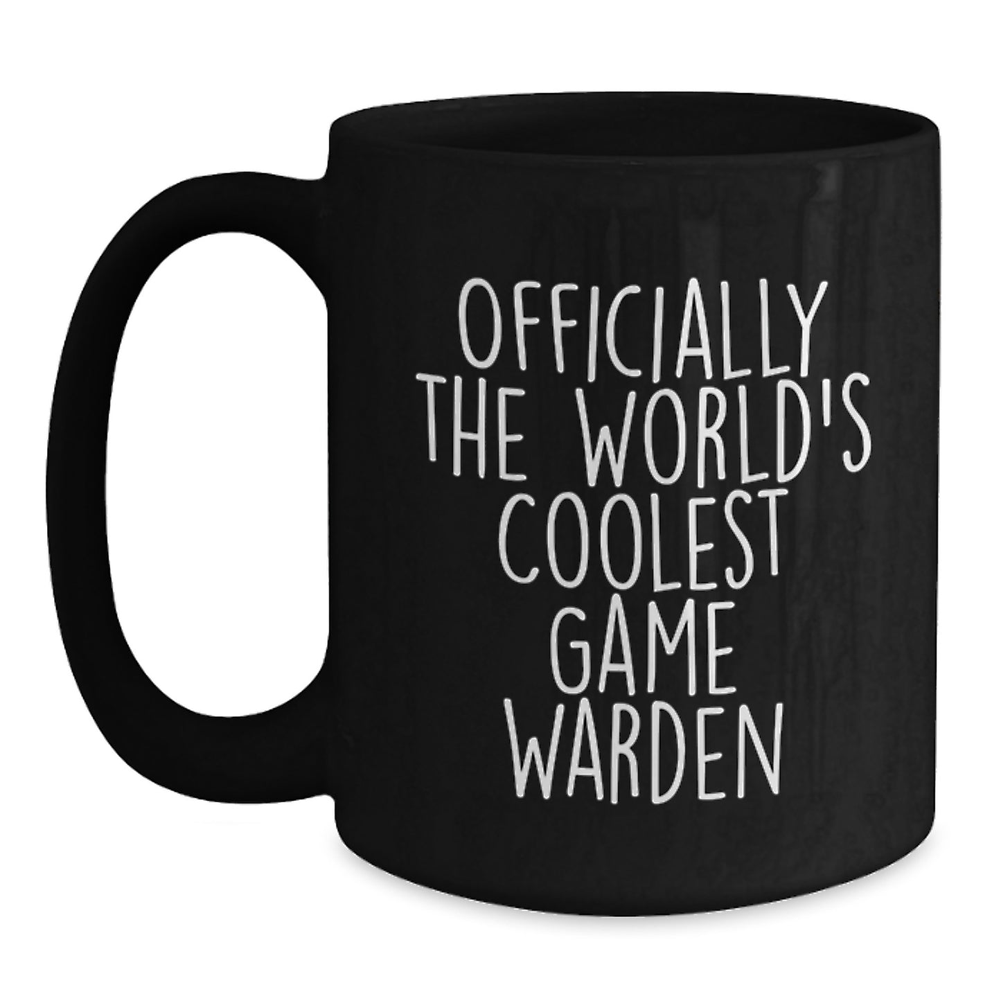 Game Warden Gifts from Friends, The World's Coolest Game Warden Black Coffee Mug, Valentine's Unique - Main