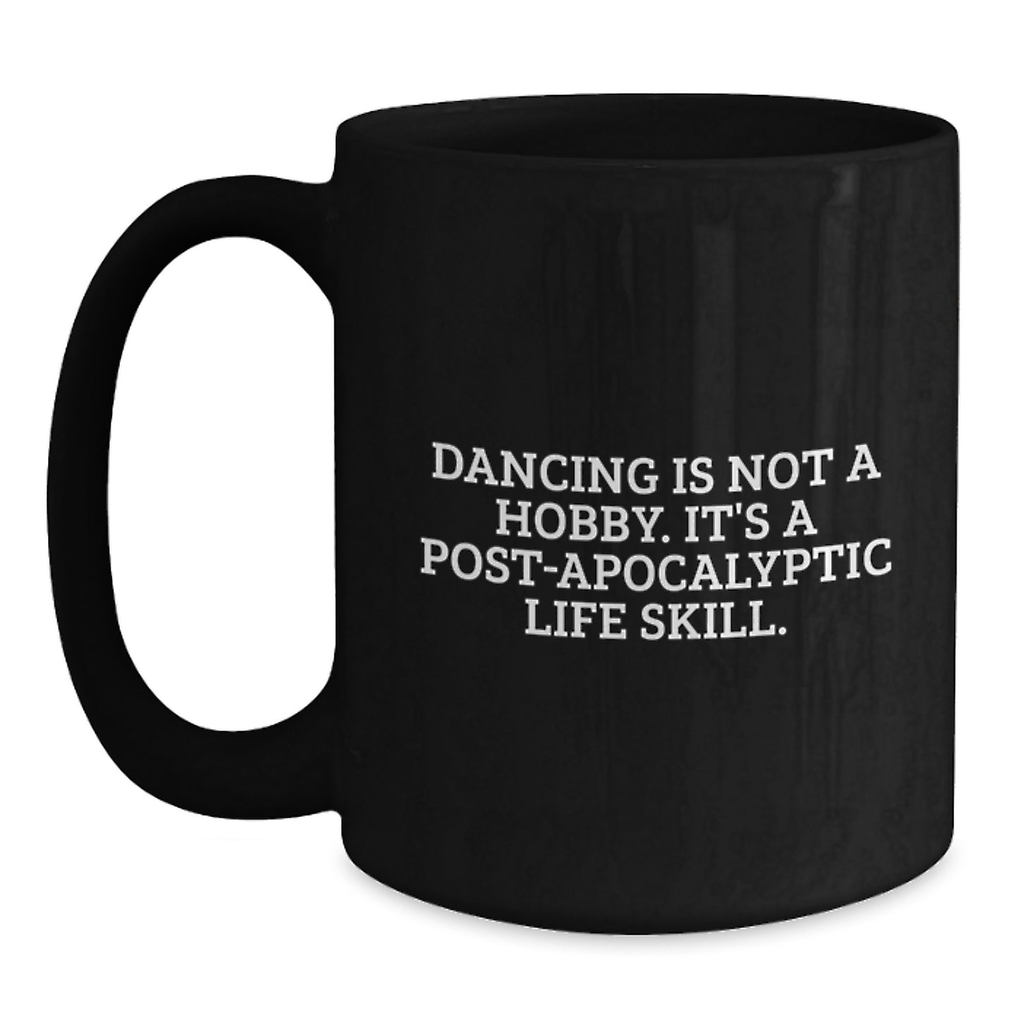 Funny Dancing Gifts for Men, Cute Black Coffee Mug, Birthday Unique Gifts from Friends - Main
