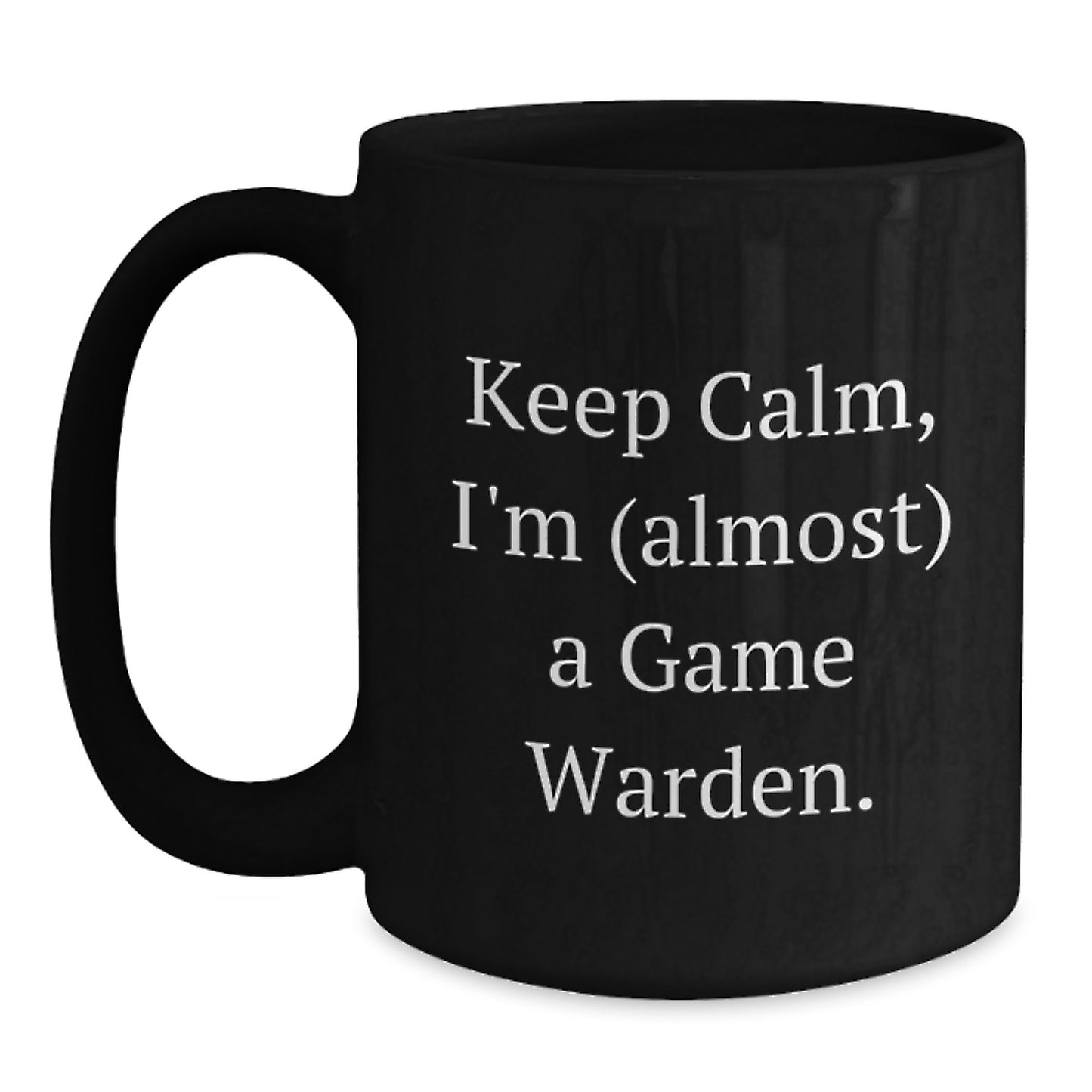 Funny Game Warden Black Coffee Mugs Gifts from Men to Friends for Christmas Unique - Main