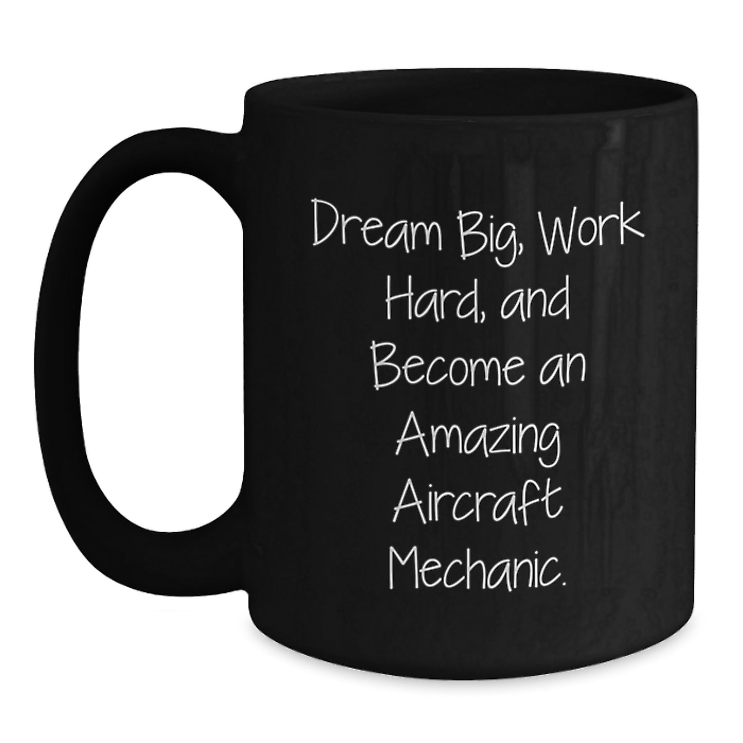 Aircraft Mechanic Funny Quote Gifts from Men to Friends, Unique Black Coffee Mugs for Men, Inspirational Aircraft Mechanic Christmas Unique Gifts, Ceramic Mug with Funny Quote - Main