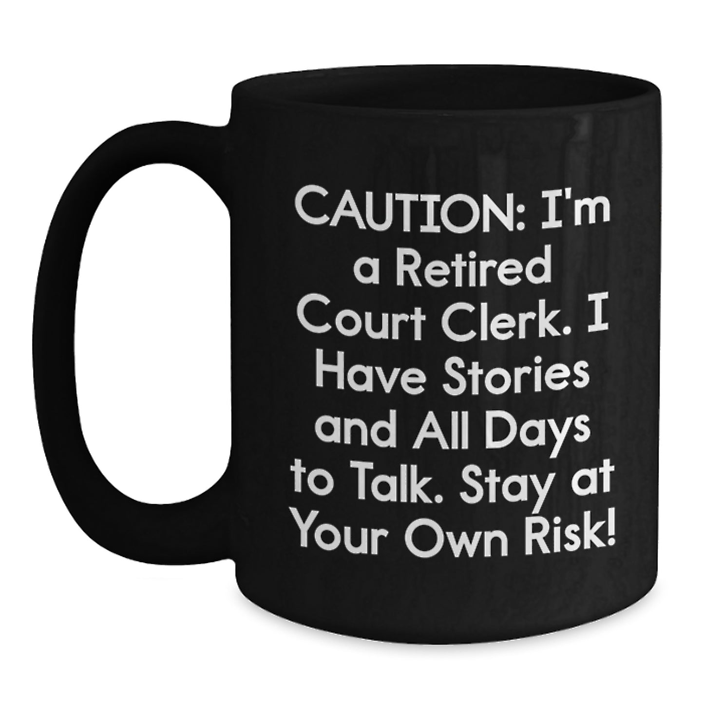 Court Clerk Humor Funny Mug Gifts from Men for Court Clerk Christmas - Main