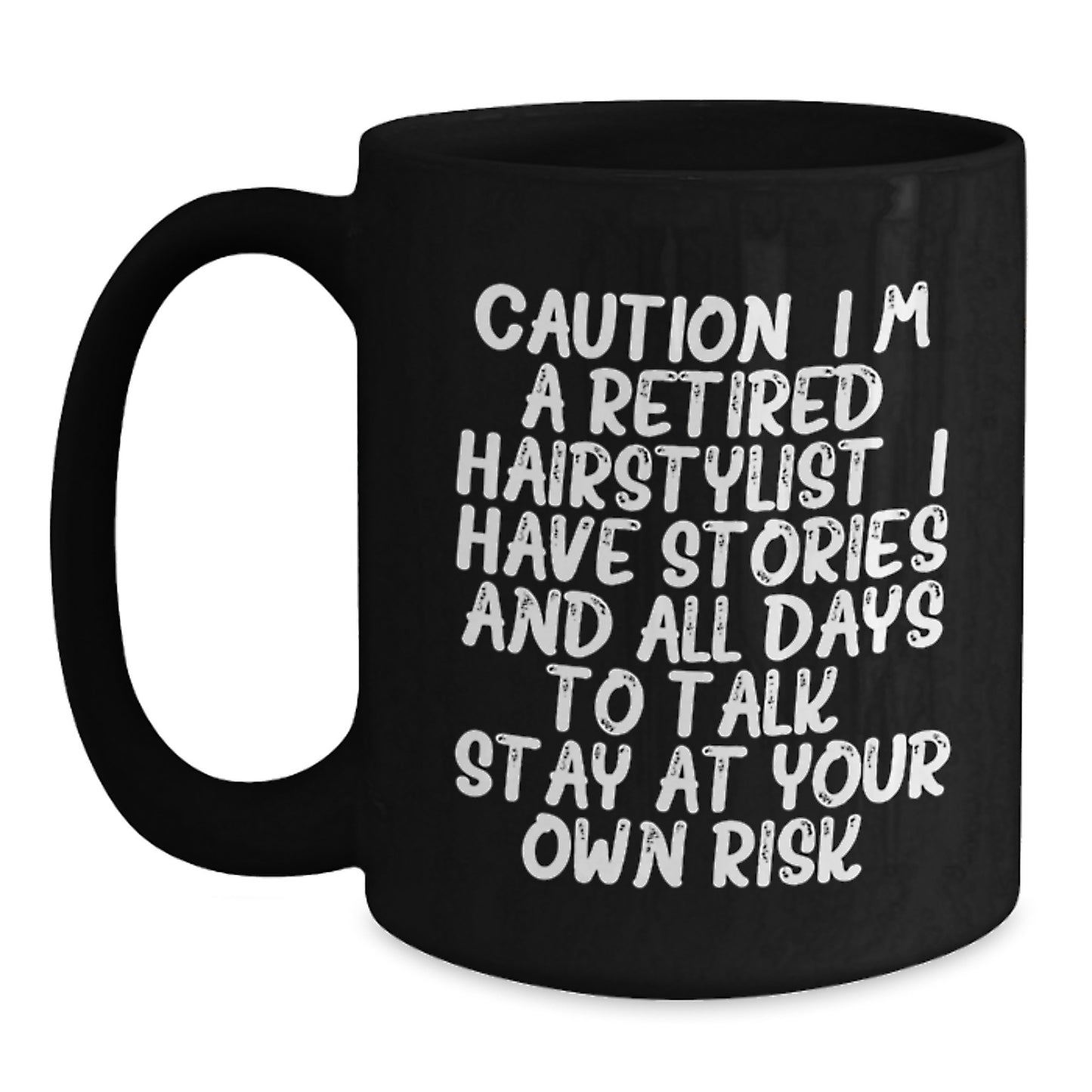 Hairstylist Humor Funny Black Coffee Mug Gifts from Family for Christmas Unique - Main