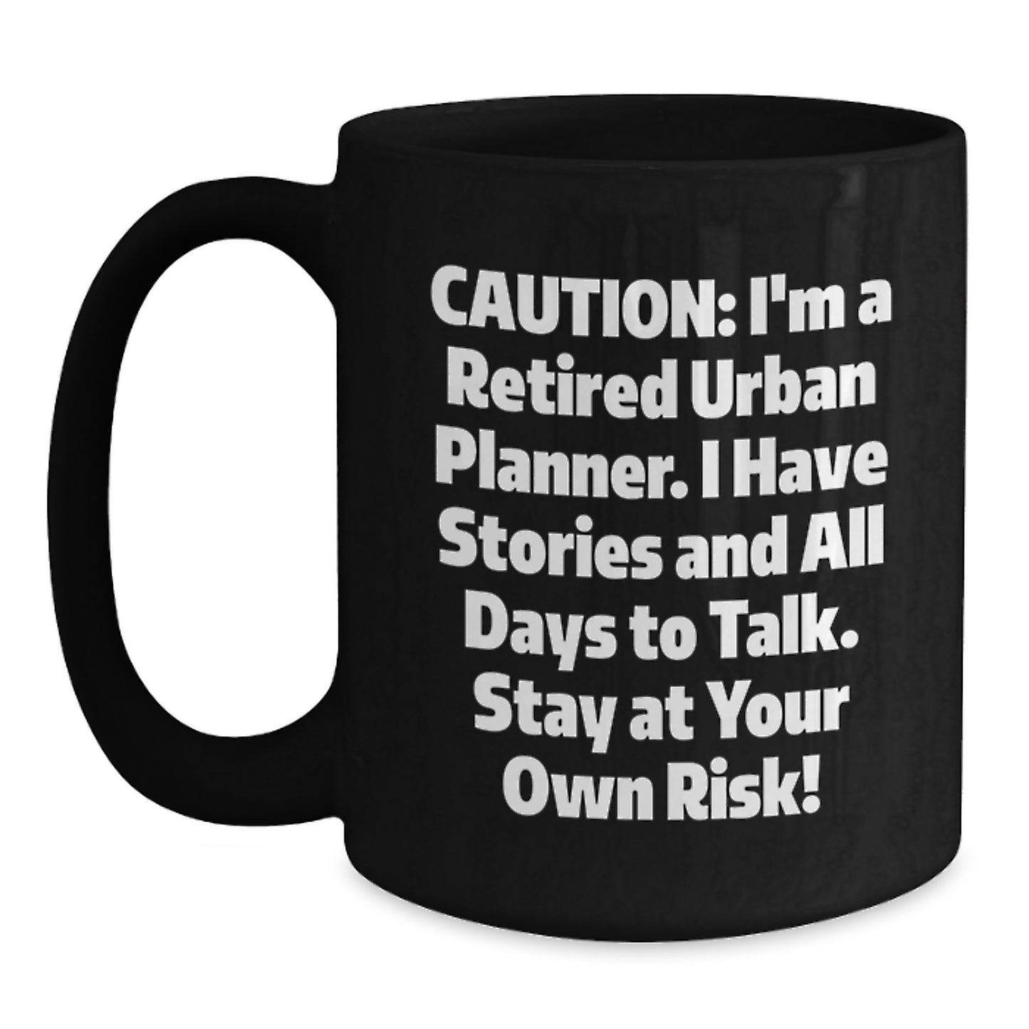 Urban Planner Funny Gifts from Friends for Graduation Unique Black Coffee Mug - Main