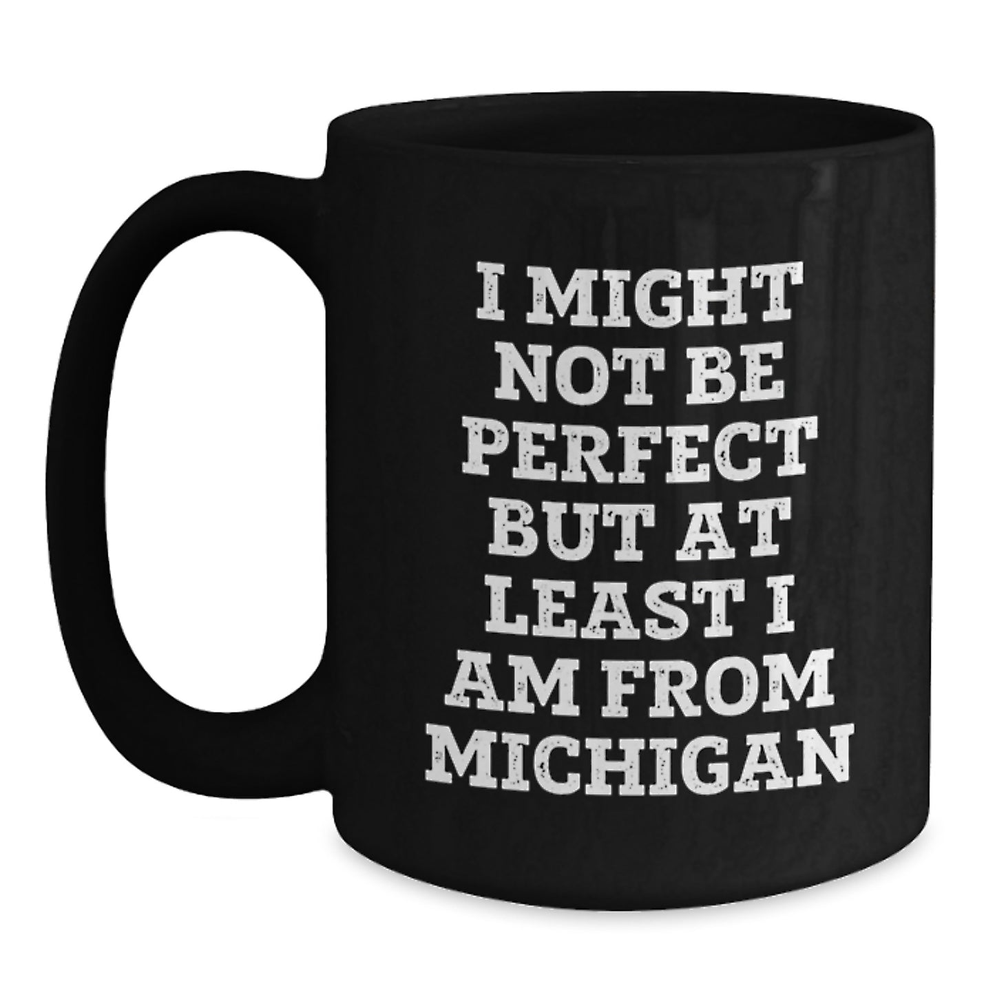 Michigan Love Funny Black Coffee Mugs Gifts for Friends from Michigan, Unique Christmas Memorable Presents for Men Women Family - Main
